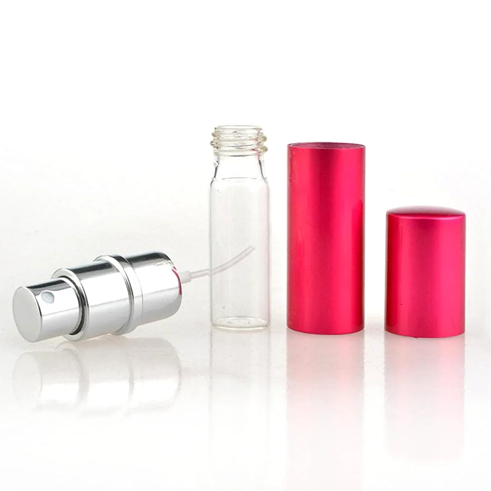 Porta Profumo da Viaggio Boccette Profumi Vuoti Ricaricabilebottiglia di Parfum Vuota del Parfum della Bottiglia del Mini del Profumo di 6Ml Riutilizzabile-8 Pezzi_10Ml Gold Gold.