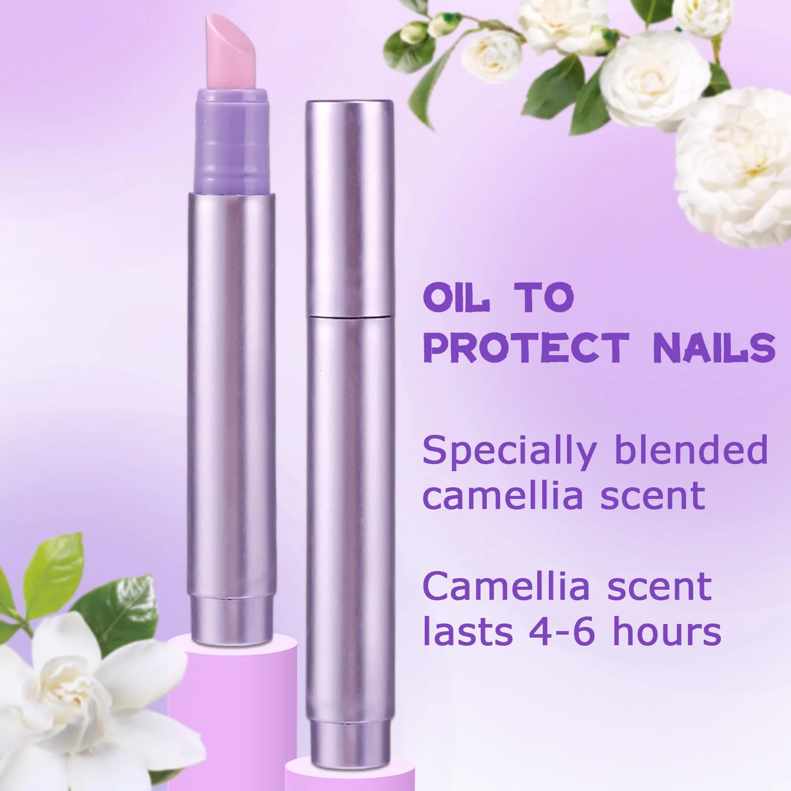 3 in 1 Penna Olio per Cuticole, Penna Rimuovere Cuticole Unghie con Ceramica Punta Idratanti Rinforzanti Illuminanti Olio Applicatori per Riparare Unghie Secche Screpolate