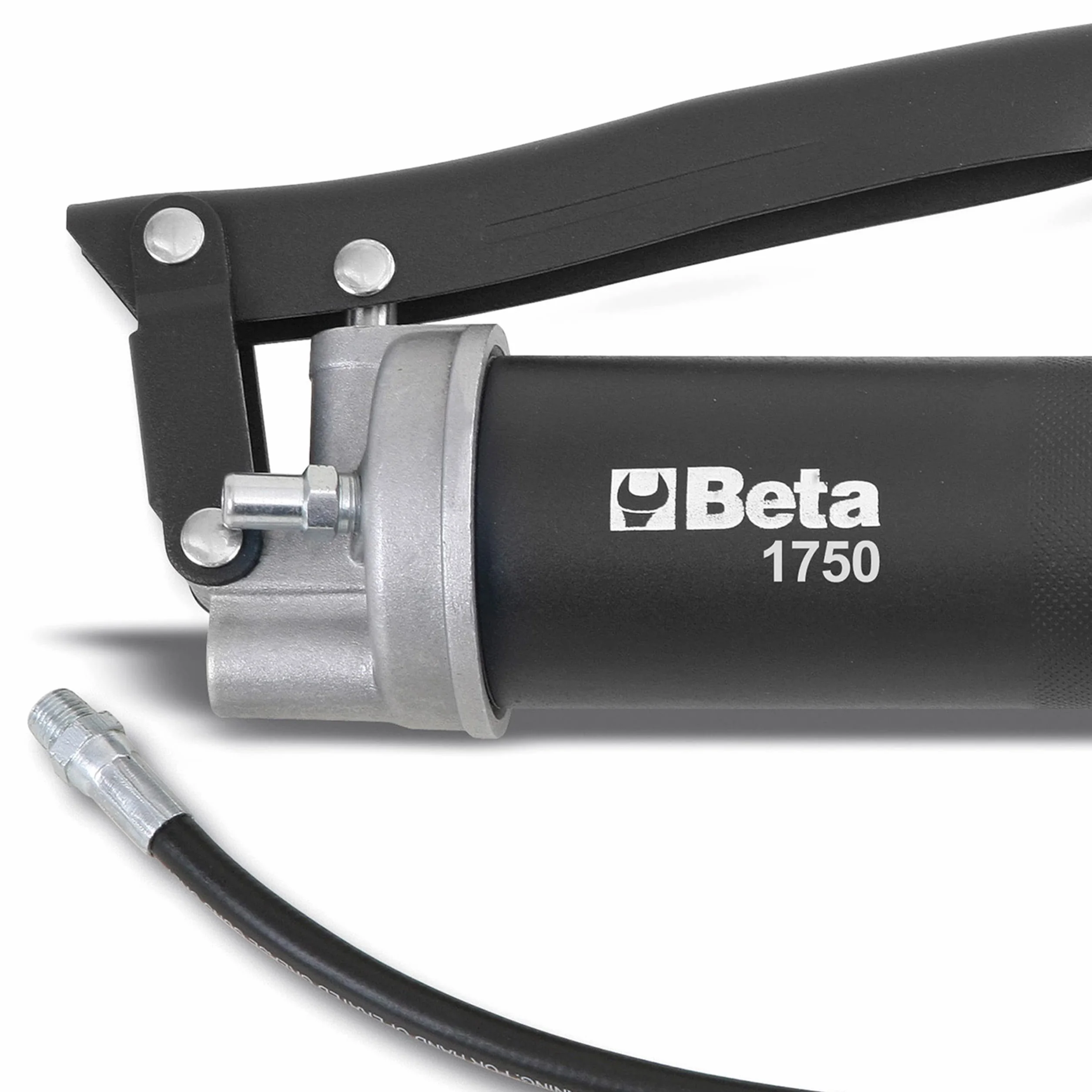 BETA 1750 500 Compressore a Leva per Grasso Professionale, Ingrassatore Manuale in Acciaio, Testata Alluminio Pressofuso, Cannuccia Flessibile