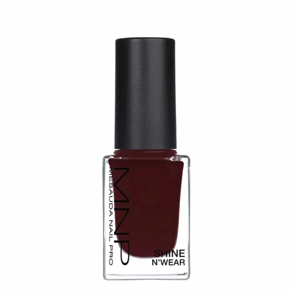 MNP Nail pro Shine N' Wear 201 Rouge Noir 10ml- smalto classico