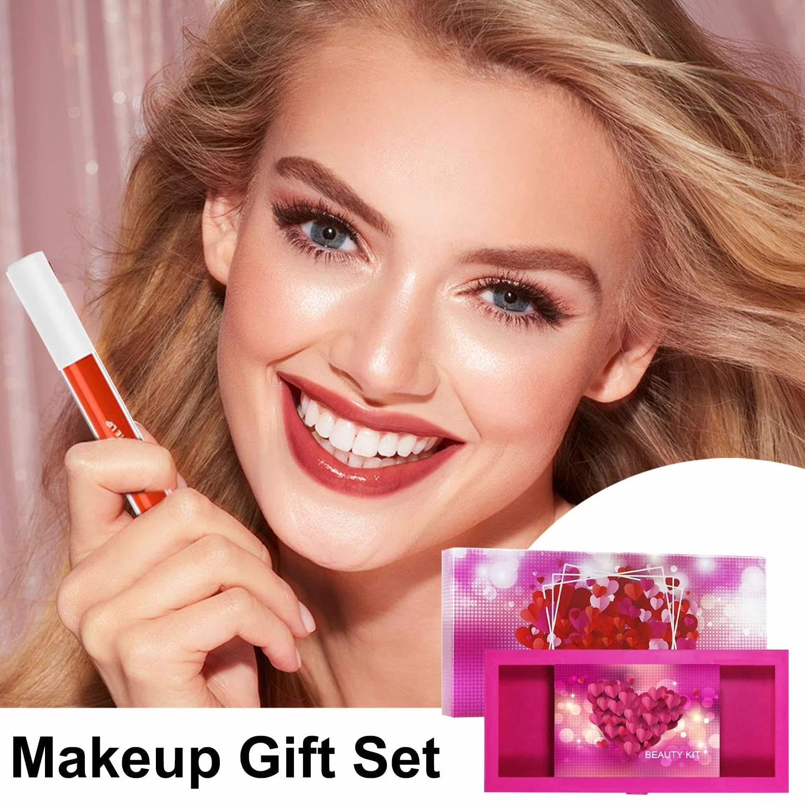 Kit Trucco Donna Trucco Completo Viso Occhi Labbra Per Donne | Rossetto Palette Ombretti Blush Cosmetici Con Pennelli Per Palcoscenico Viaggi E Lavoro