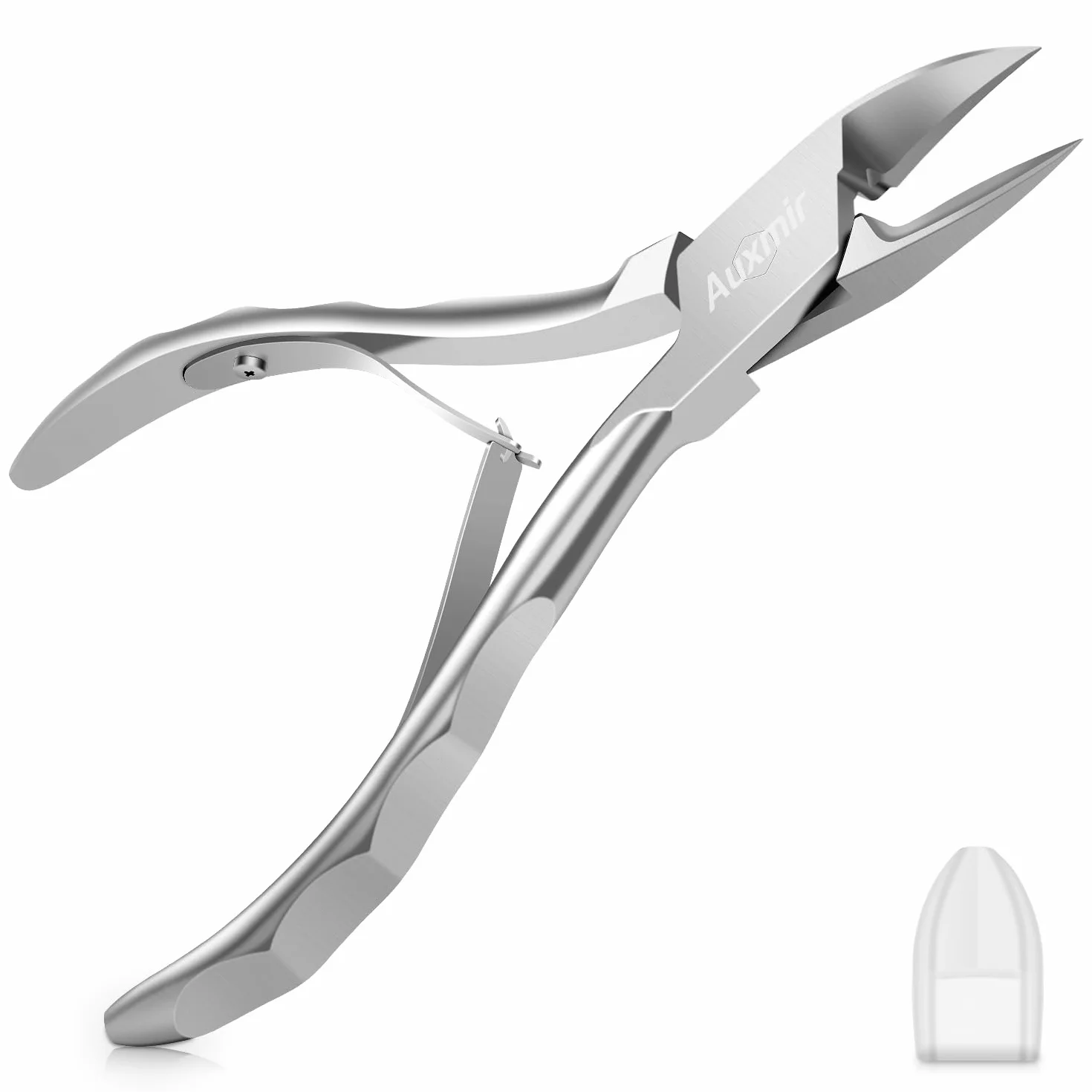 Auxmir Tronchesino Unghie Professionale Tagliaunghie Acciaio Inox Forbicine Unghie Incarnite