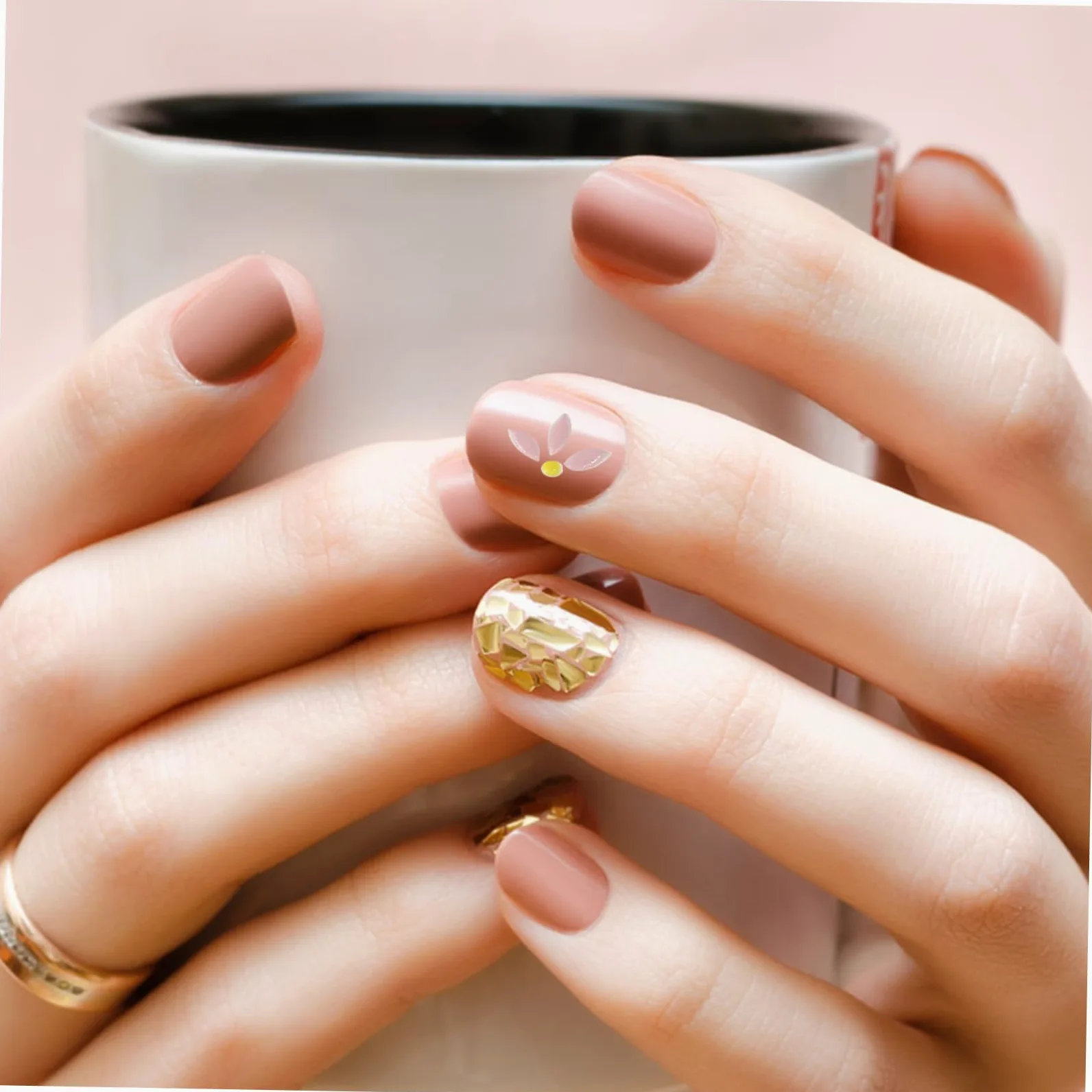 VICASKY 15pezzi Adesivi Per Unghie Embossed Nail Art Stickers Manicure Decorazioni Autoadesive Per Occasioni Speciali e Uso Quotidiano
