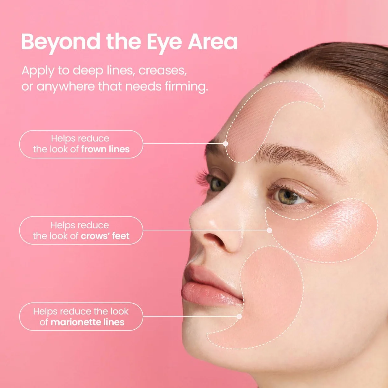 BIODANCE Patch Occhi al Collagene e Peptidi, Trattamento Antirughe per Contorno Occhi e Linee del Sorriso, Maschera Occhi per Linee Sottili e Borse, Skincare Coreana (60 pezzi)