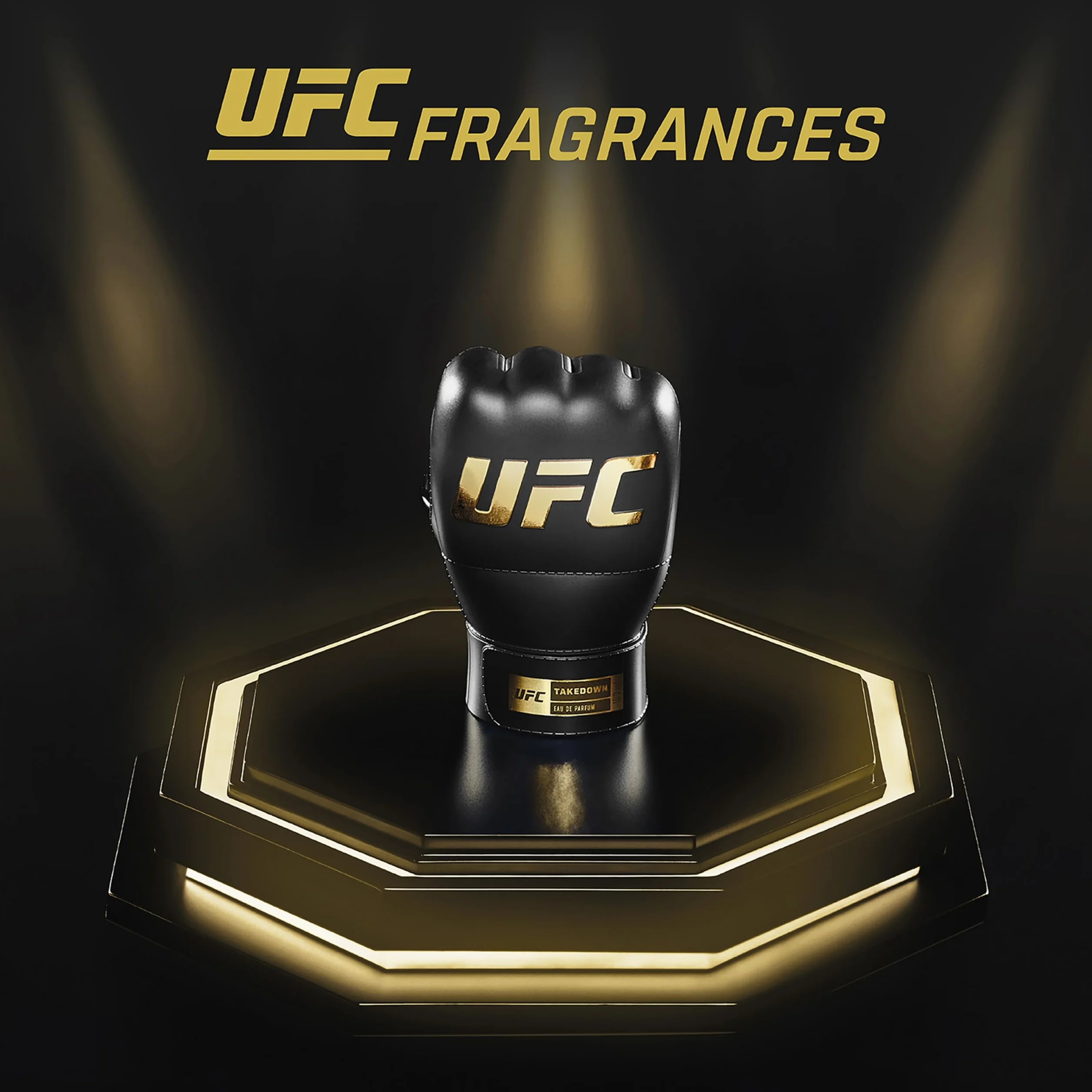 UFC Takedown Confezione Regalo Profumi Uomo 2 Pezzi Eau de Parfum 100ml e Body Spray 200ml Set Fragranza Marina e Legnosa