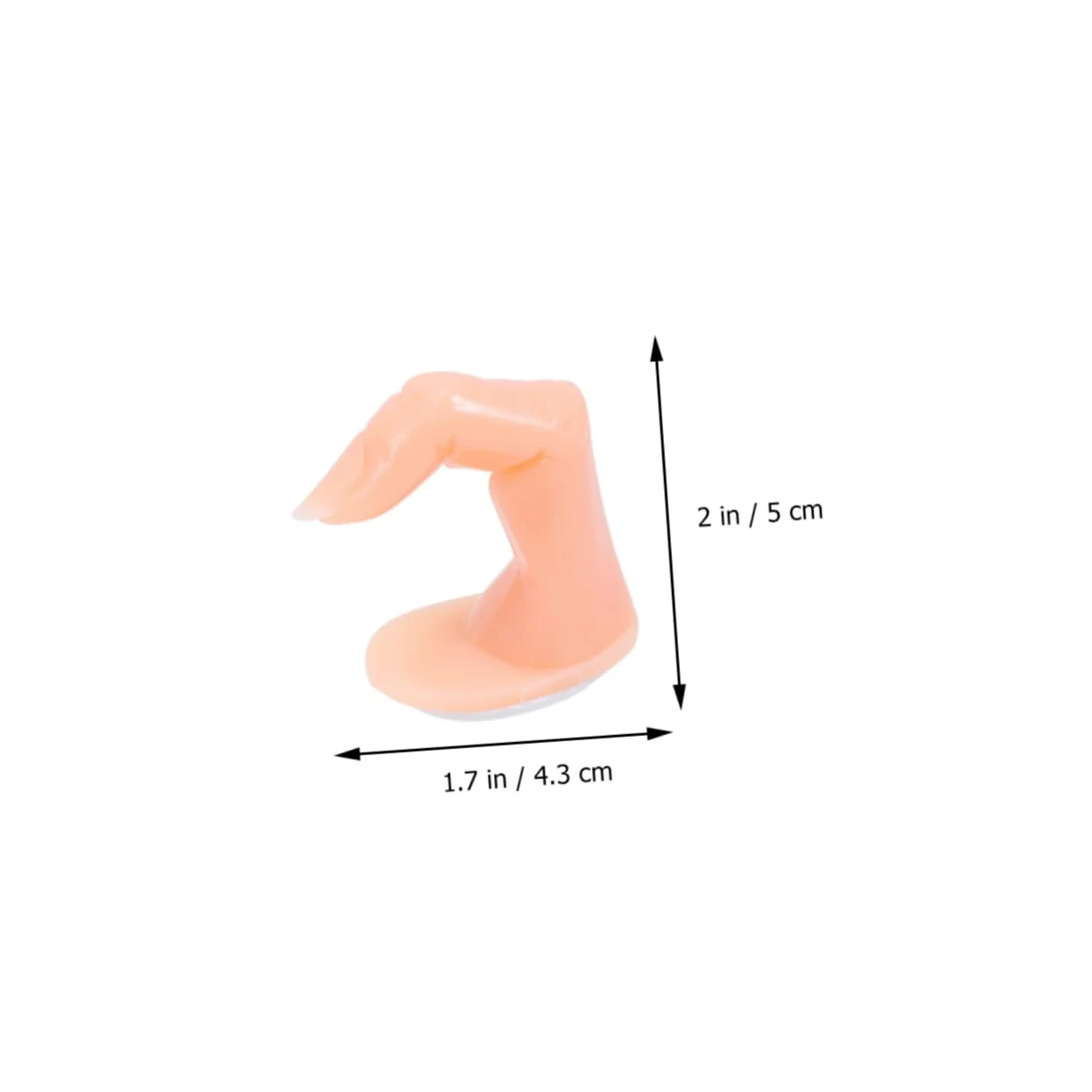 30pezzi Dita Finte Per Pratica Di Unghie Modelli Per Manicure Art Con Punte Per Unghie Adesive e Trasparenti Per Principianti e Professionisti