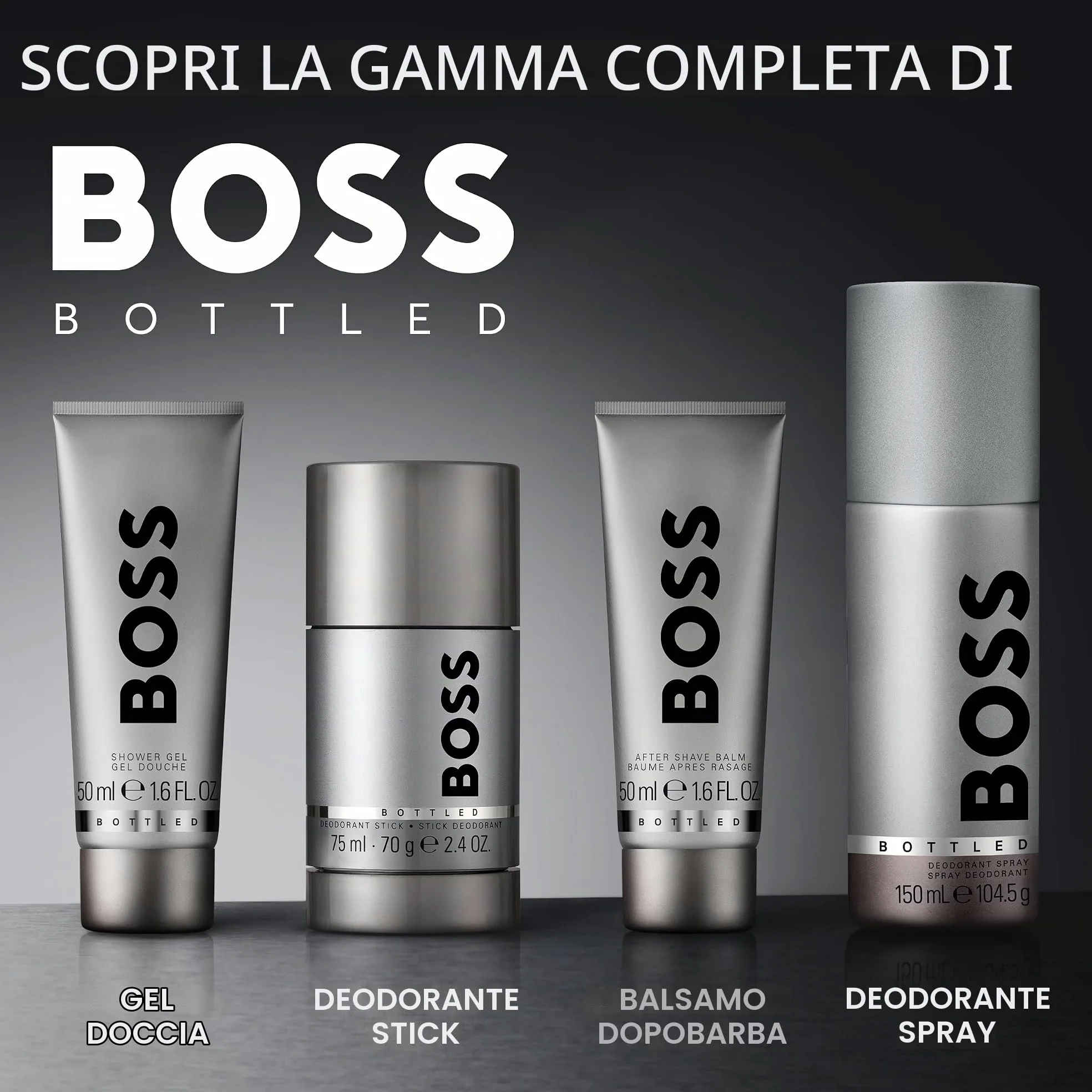 Hugo Boss Hugo Deodorante Stick, Uomo, 75 ml, 70 gr