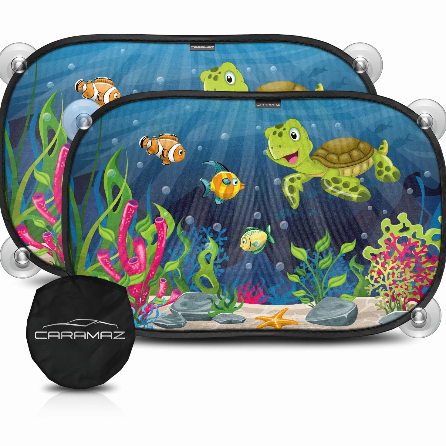 Tendine parasole bambini UV protezione certificata 2 szt 51x31cm Design Tartaruga