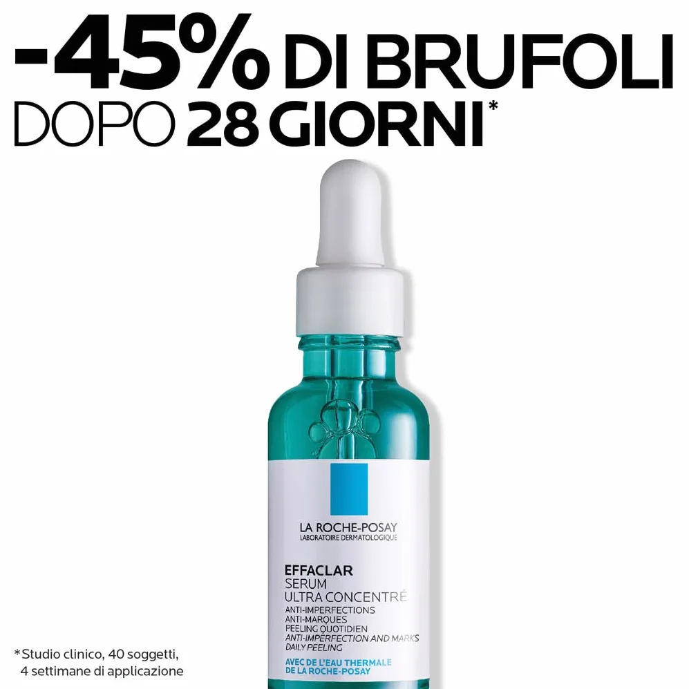 La Roche Posay Effaclar Siero Peeling Ultra-Concentrato Azione Anti-Imperfezioni Pelle Levigata