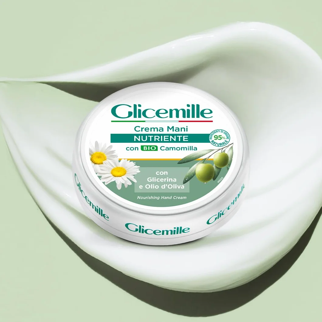 GLICEMILLE | Crema Mani Nutriente, Giara, 100ml | Con Glicerina e Olio di Oliva