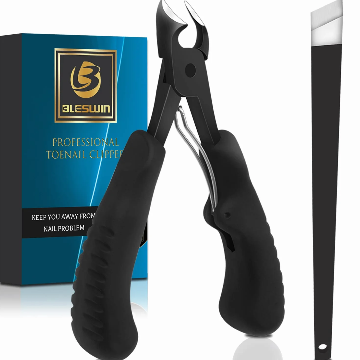 Tagliaunghie professionali in acciaio inox per unghie spesse e incarnite pedicure