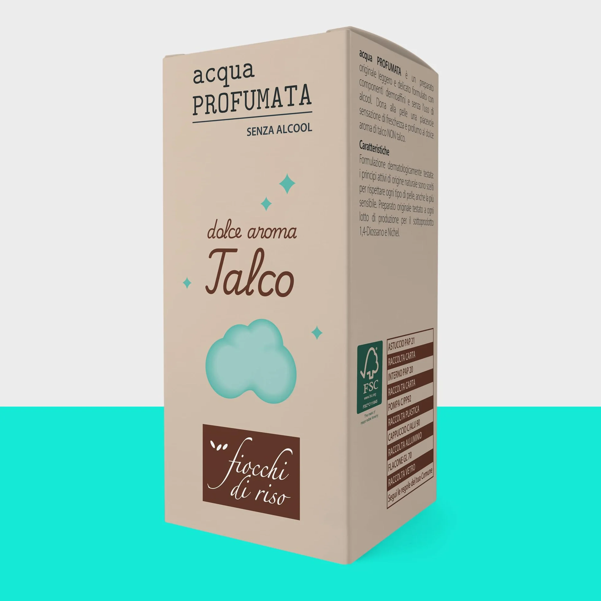 Fiocchi di Riso Acqua Profumata Talco 50ml Colonia