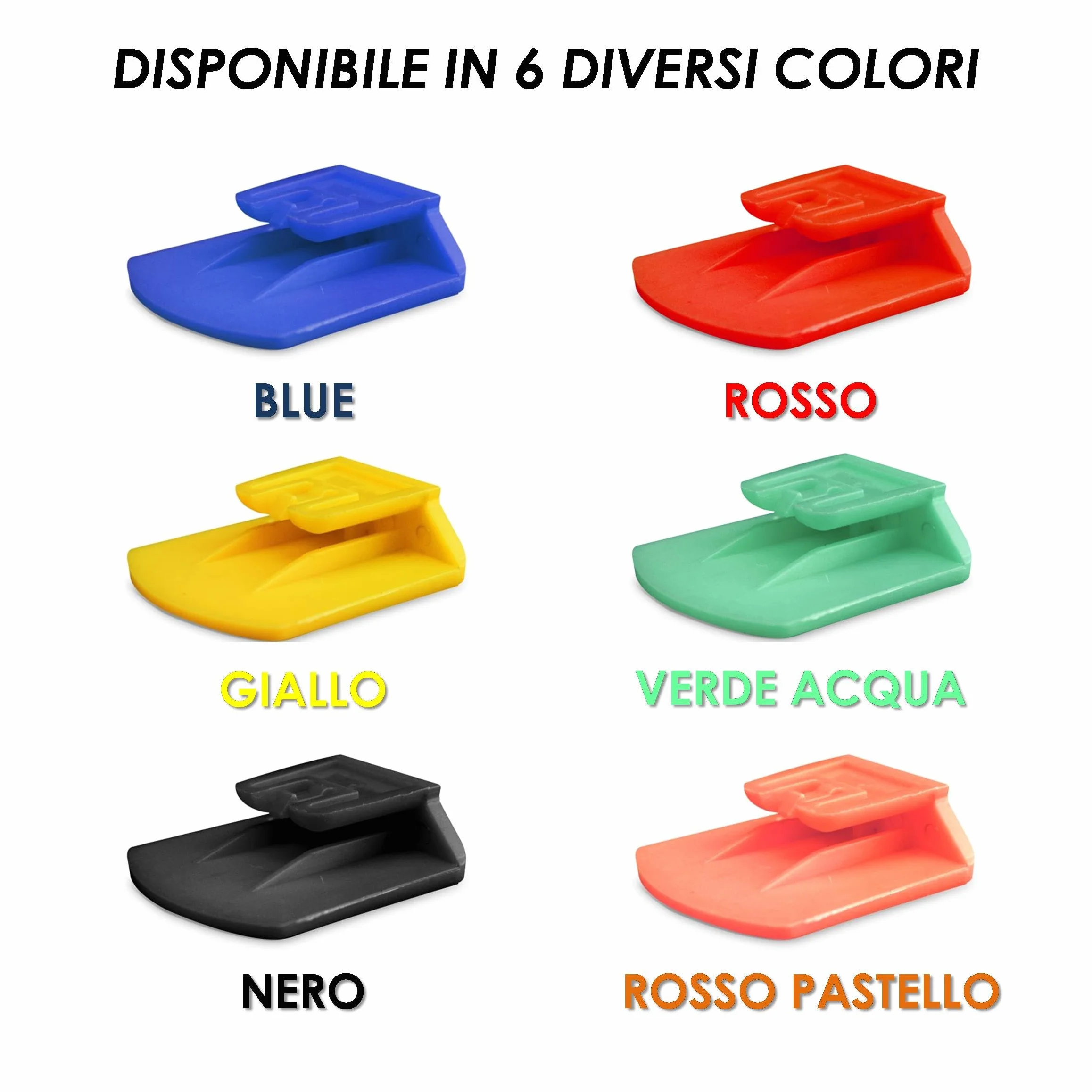 Set 5 Pezzi Supporto Telepedaggio Auto Compatibile Telepass MooneyGo Clip Universale Parabrezza Cruscotto Fissaggio Rimovibile Antiscivolo - 6 Colori (Giallo)