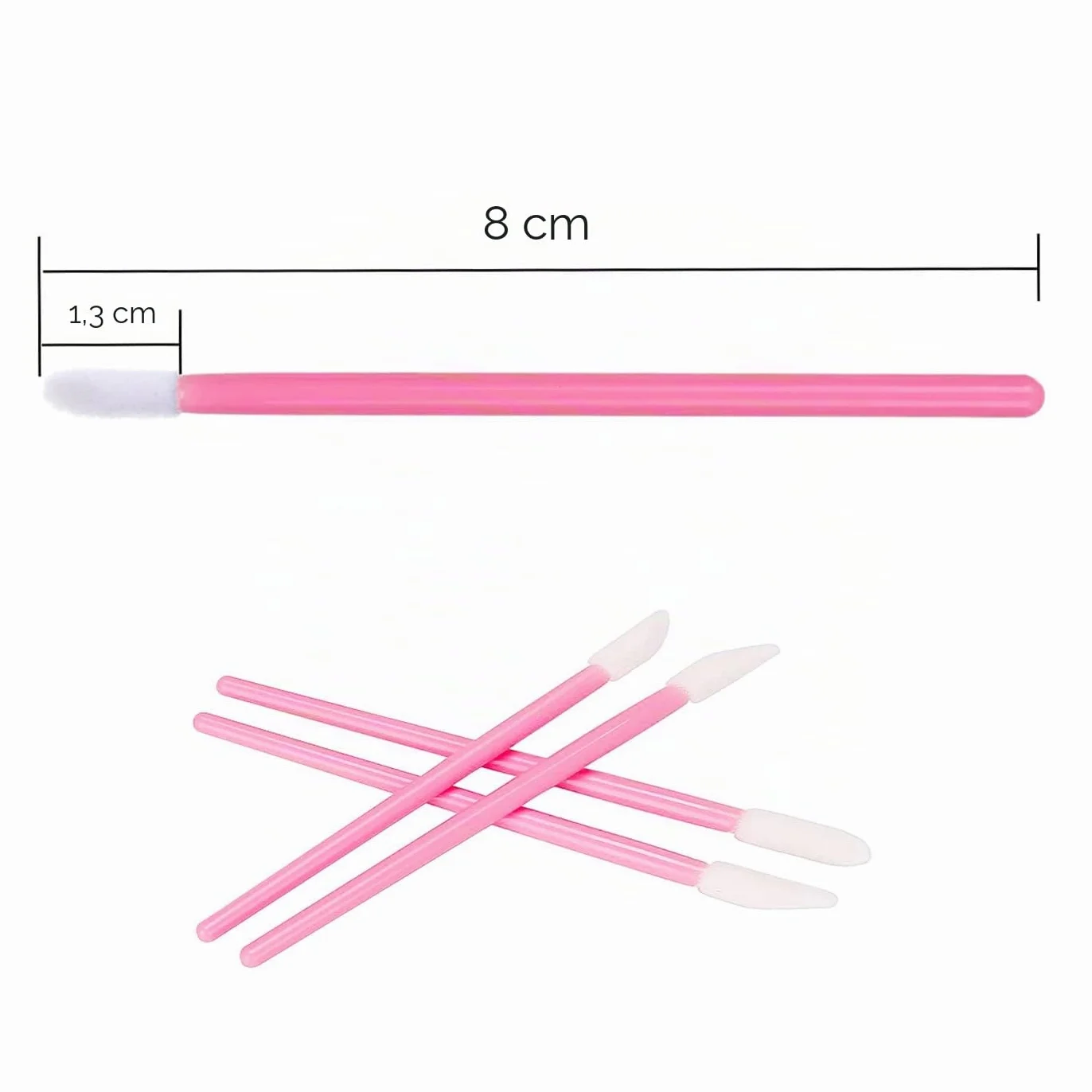 200 Pezzi Monouso Pennelli Labbra, Spazzole per Rossetto Usa e Getta,Lip Gloss Applicatore Bacchette Pennello