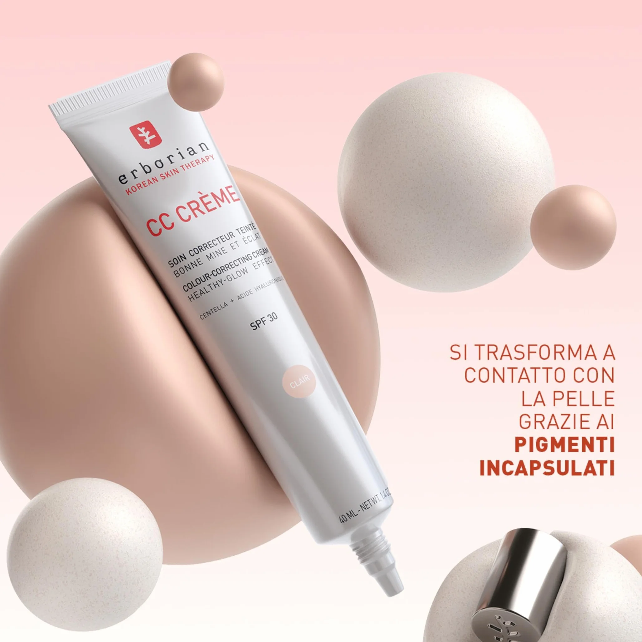 Erborian CC Crème alla Centella Asiatica Crema Viso Illuminante SPF 30 Cosmetica Coreana