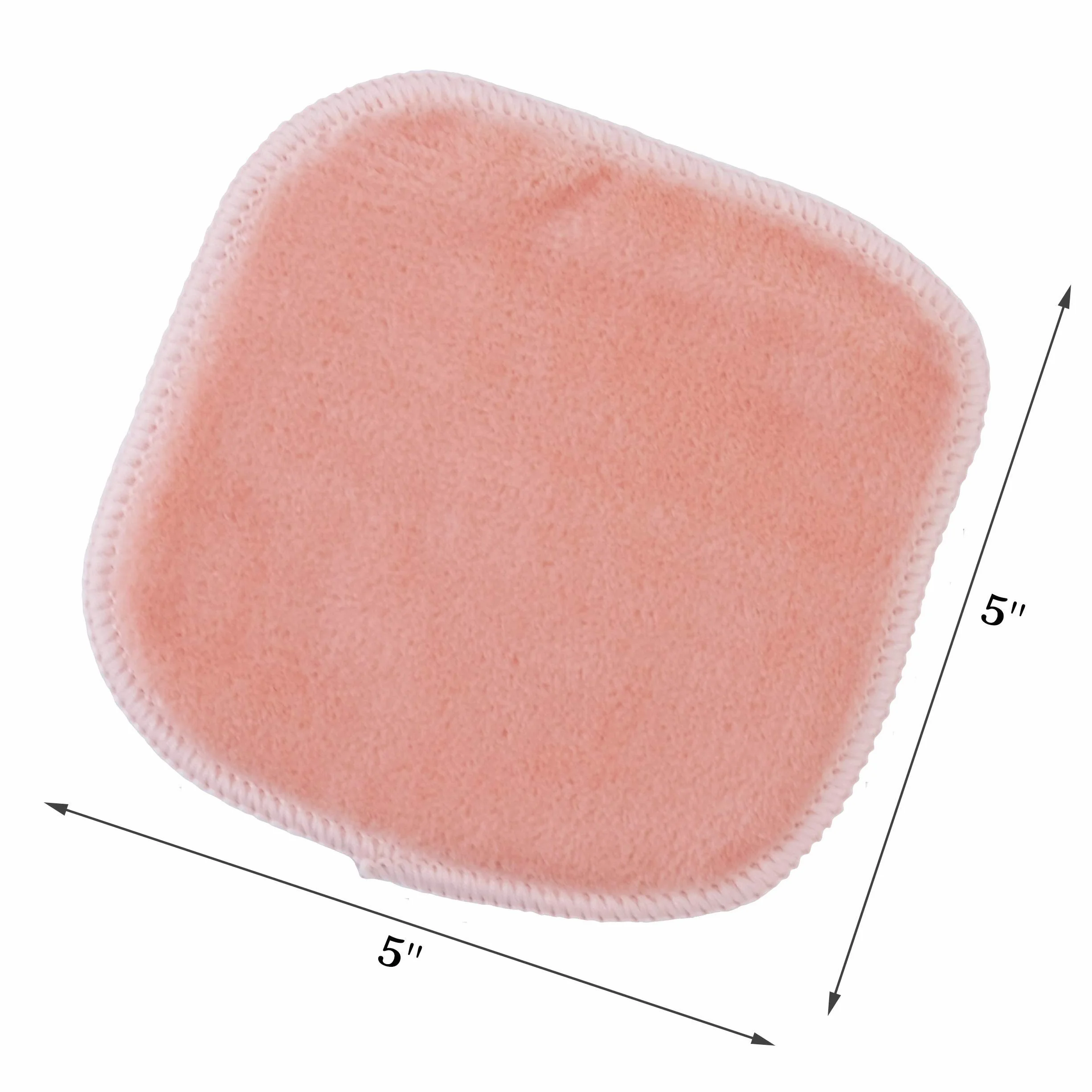 Polyte - panno premium per rimuovere il trucco/pulizia viso - in microfibra di pile - privo di agenti chimici ed ipoallergenico 10 pezzi (13 x 13 cm, Rosa)