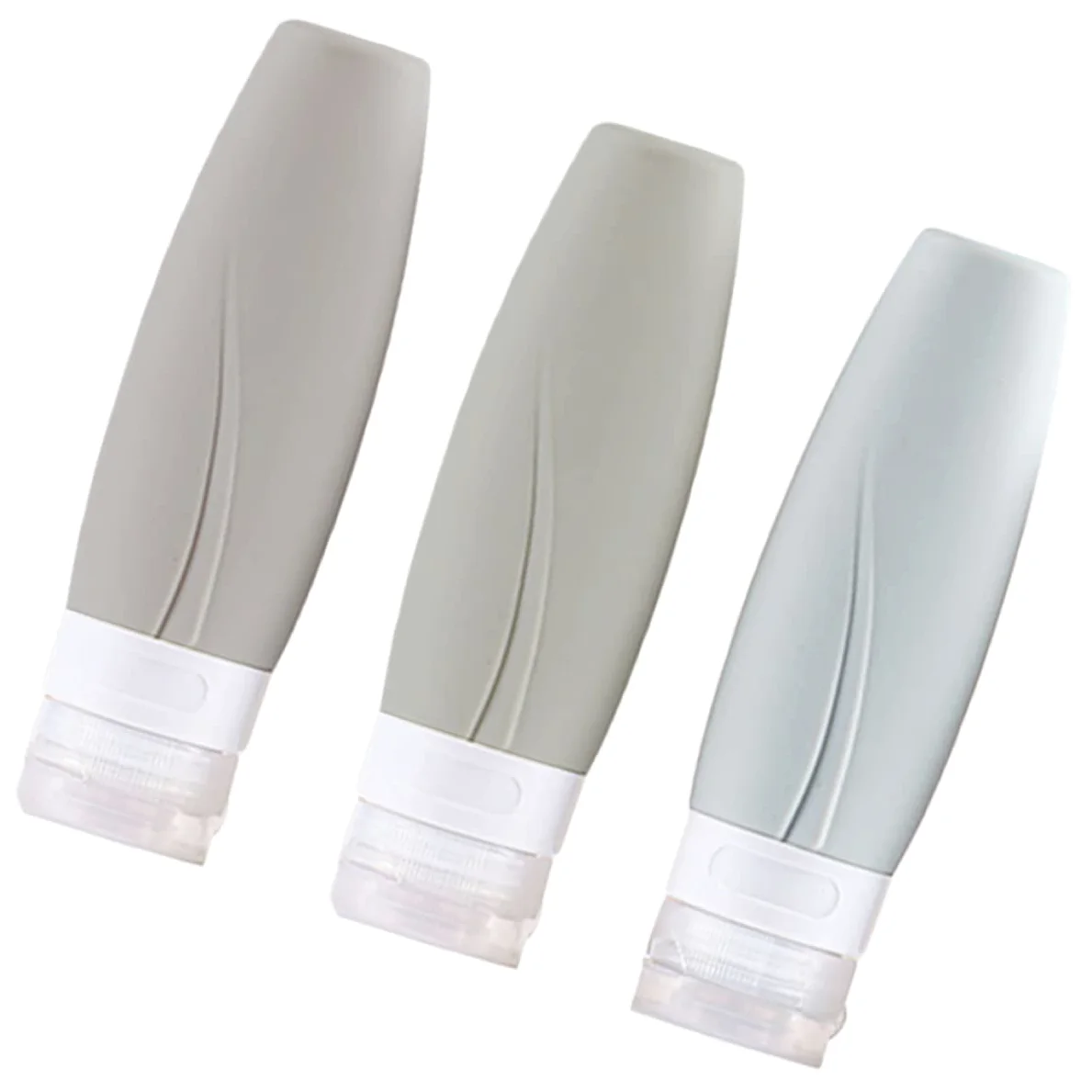 DOITOOL 9pezzi Bottiglie Di Silicone Ricaricabili Da Contenitori Portatili Per Lozione e Shampoo Per Viaggi e Attività All Aperto Include Borsa Pvc