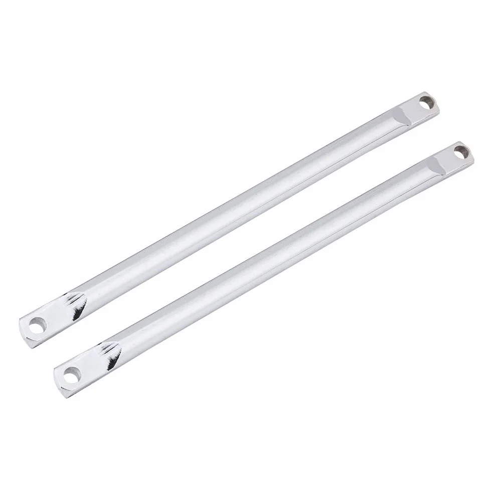 Barre per Borse Laterali Moto Argento Kit Staffe di Supporto
