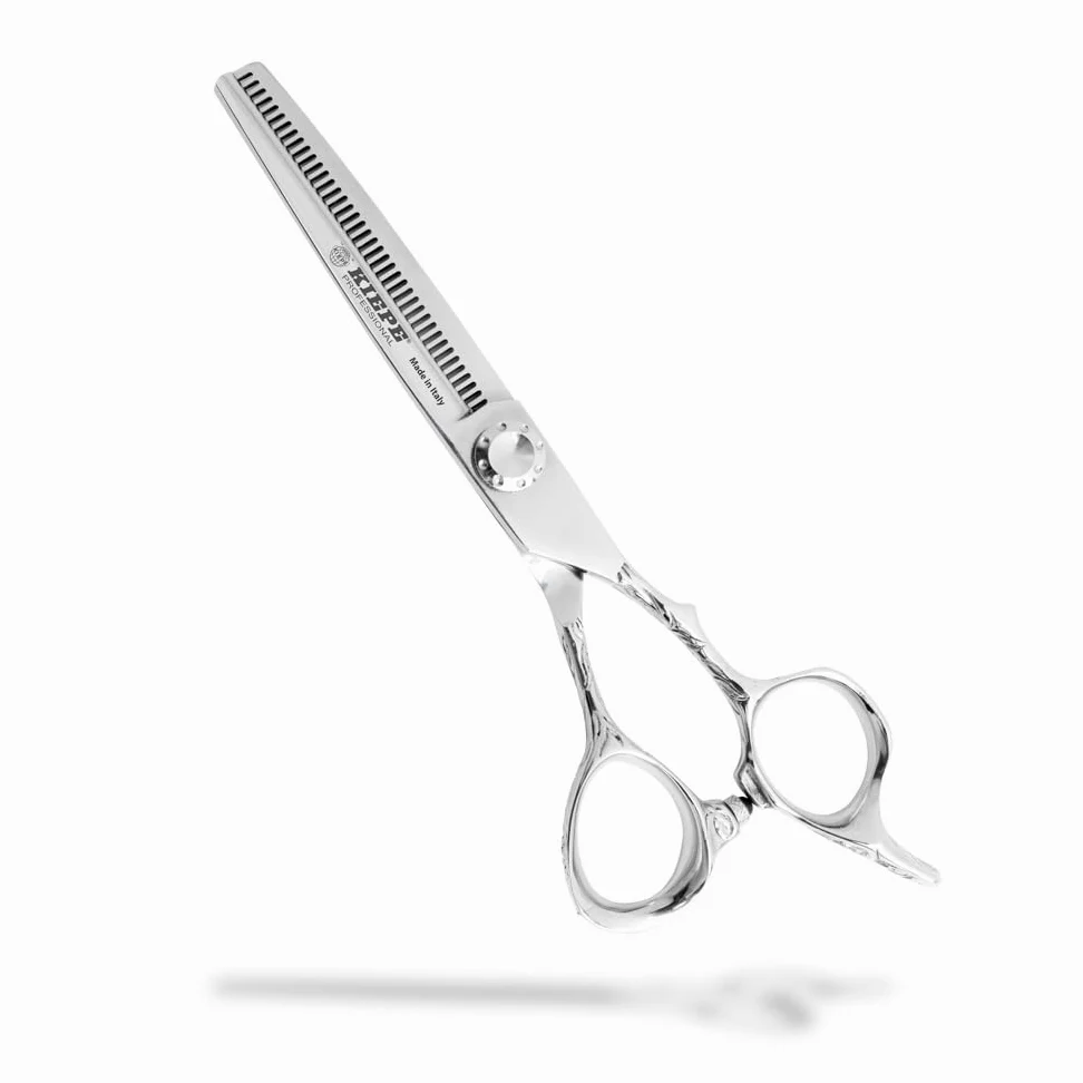 Kiepe 2817T40 Monster Cut forbice sfoltente professionale 6 pollici con 40 denti Convex Razor per riduzione volume precisa Made in Italy