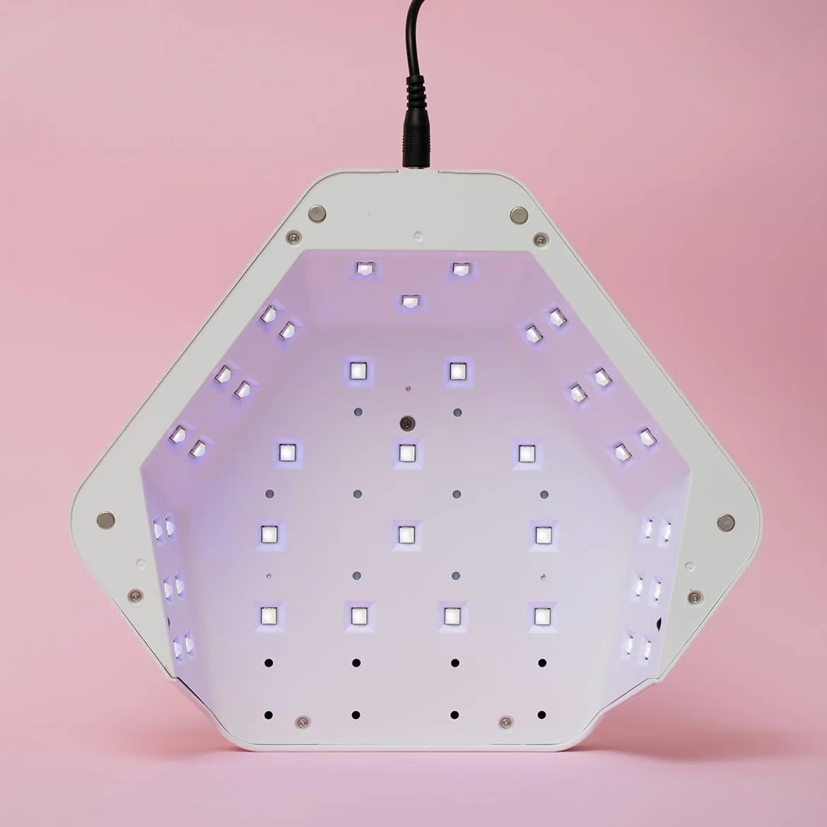 Semilac Lampada UV professionale da 54/36 W per unghie in gel, con 4 tempi di polimerizzazione, display digitale, base rimovibile per una facile manicure e pedicure, asciugatura rapida.