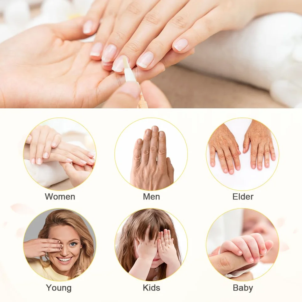 LOPHE Olio per Unghie e Cuticole, 2 Pezzi Penna per Olio Set di Oli per Cuticole, Trattamento delle Unghie, Nail Moisturizer, Nail Care Pen Formula Non Grassa