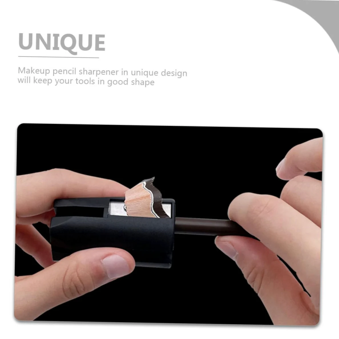 FRCOLOR 4 Pz Temperamatite Temperamatite Per Sopracciglia Strumento Per Affilare Le Matite Cosmetiche Per Occhi Strumento Per Il Trucco Fronte Lega Donna Ragazza Pastello