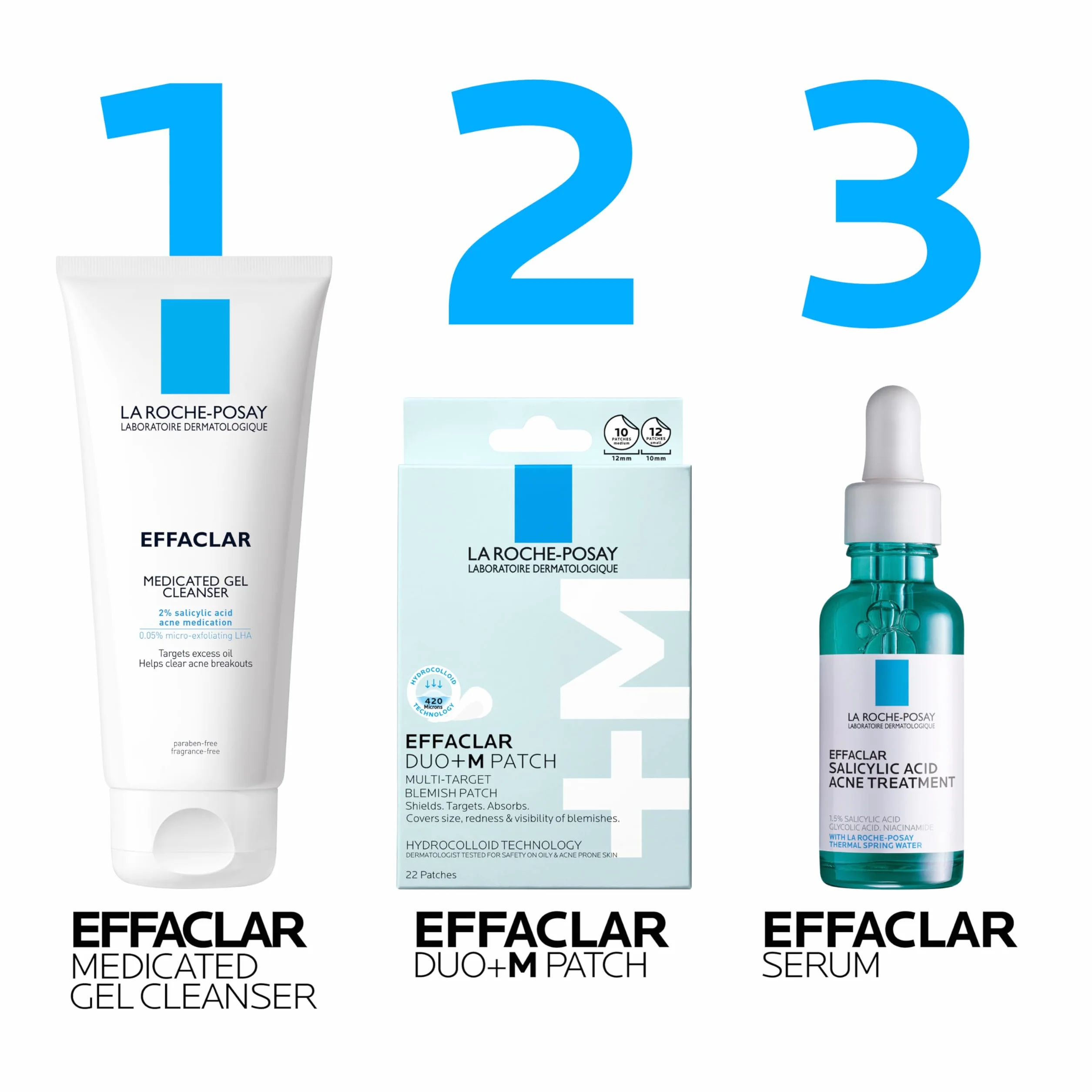 La Roche-Posay Effaclar Duo+M Patch Anti-Imperfezioni, Per Pelle a Tendenza Acneica, Imperfezioni Attenuate in 3 ore, Macchie Post-Acneiche Meno Visibili + Routine Correlate a Questo Prodotto