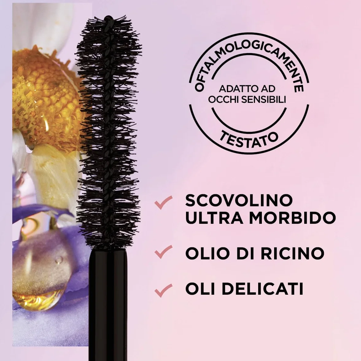 L'Oréal Paris Lash Paradise Mascara Volumizzante Allungante Waterproof Nero 6,4 ml