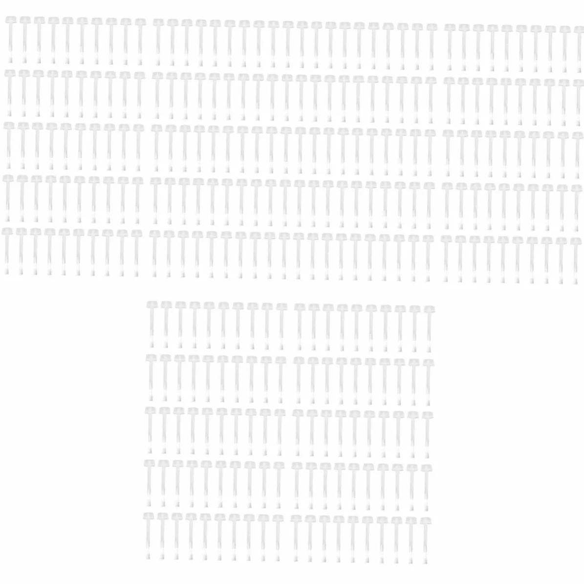 Healvian 3 Set Di Pennelli Per Unghie Di Ricambio Con Setole Morbide Set Di Strumenti Per Manicure Per Applicatore Per Unghie Liquide 400 Pezzi*3