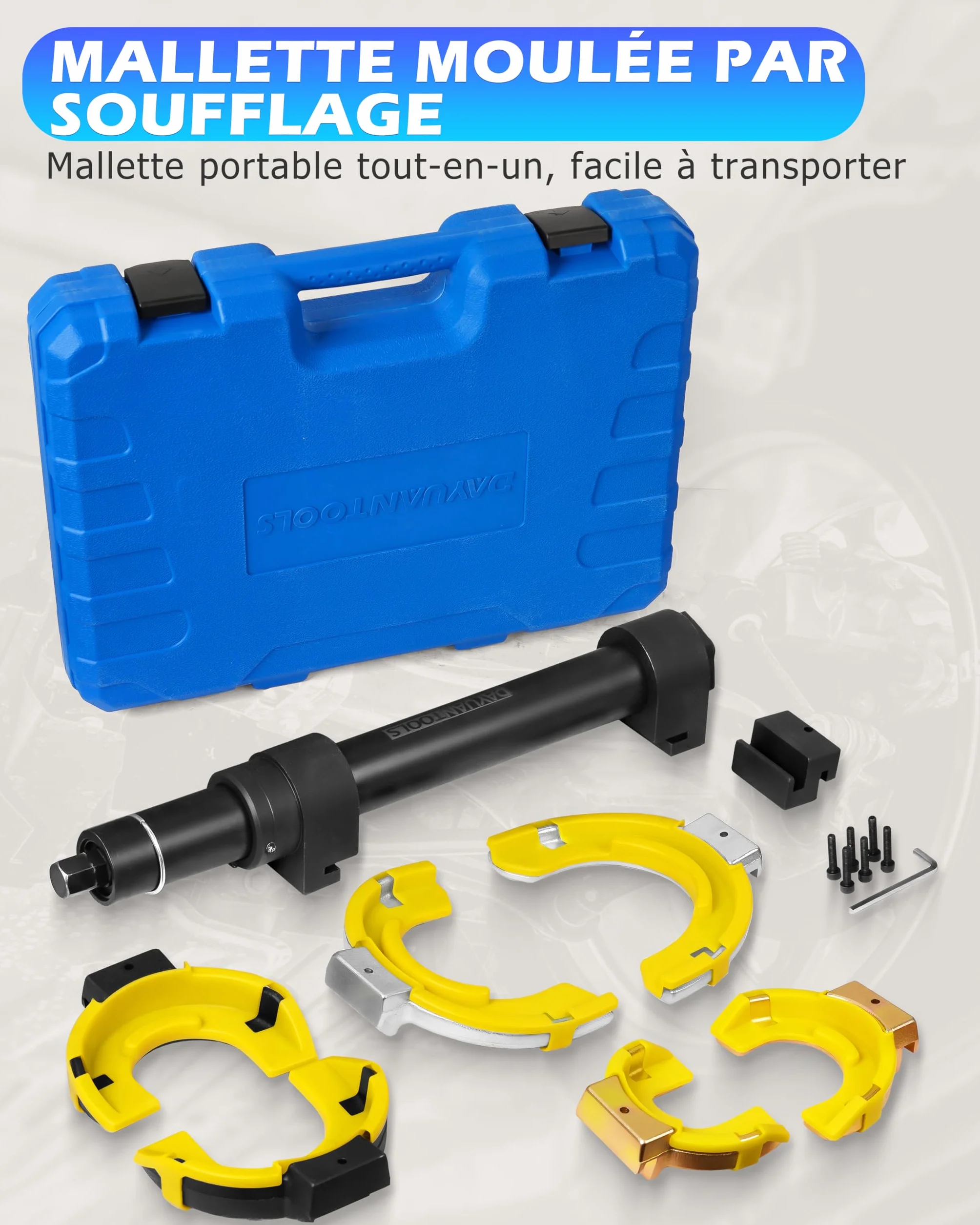 DAYUAN Compressore a Molla 1000kg Macpherson Strut Coil Spring Dumper Estrattore