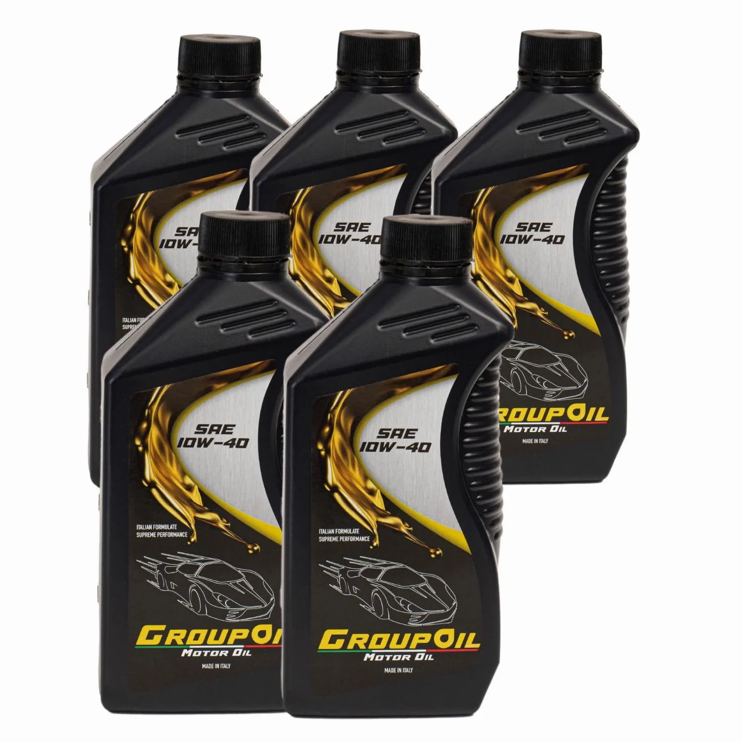 GROUPOIL SAE 10W-40 ACEA A3/B4 5x1L Olio motore semi-sintetico
