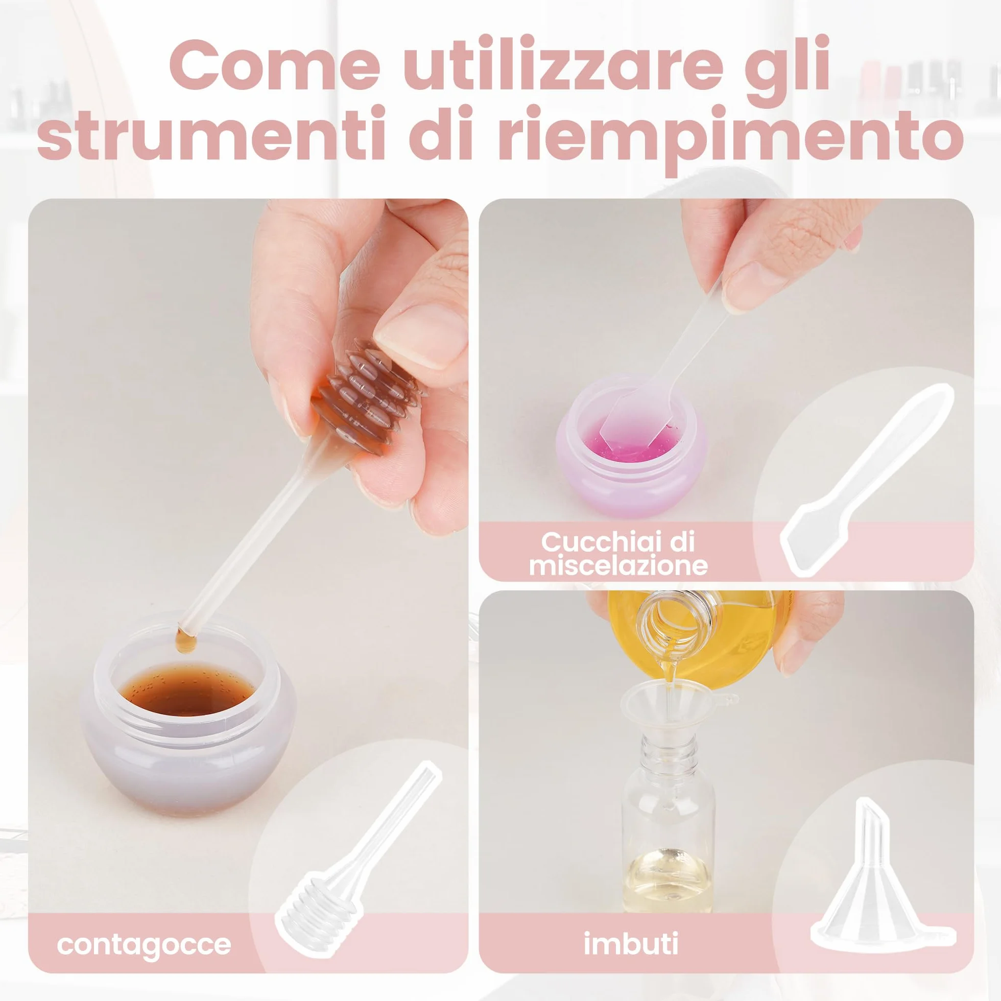 Set di 11 kit viaggio liquidi, contenitori da viaggio 30/50/60/80 ML, flaconi spray trasparenti, set regalo donna