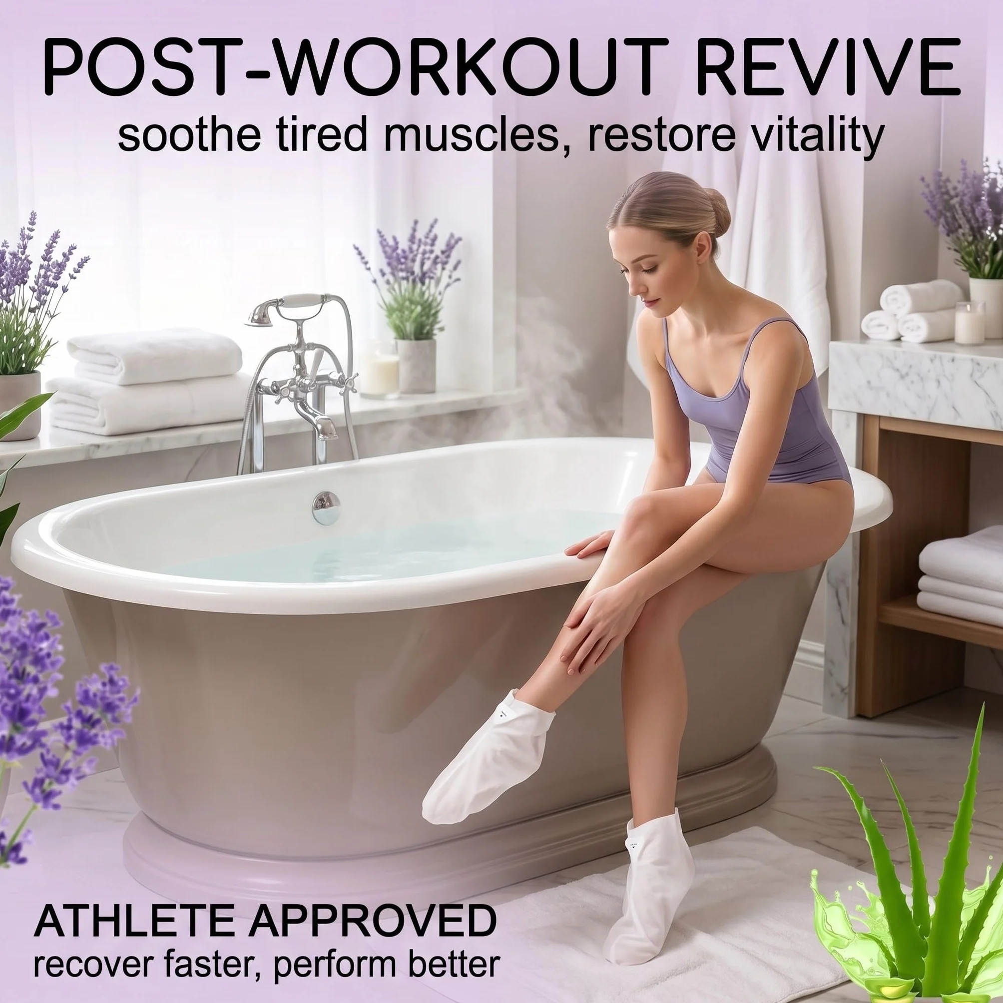 4 Paia Maschera Piedi Esfoliante e Idratante, Trattamento Peeling Piedi con Lavanda e Aloe Vera per Piedi Secchi, Calzini Esfolianti per Rimozione Pelle Morta e Calli, Donna e Uomo