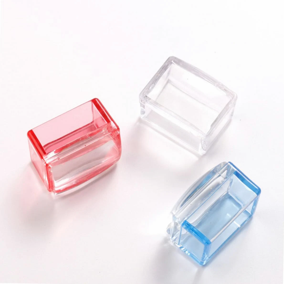 FRCOLOR 4 Set Di Timbri Per Manicure Sigilli Per Unghie Set Di Strumenti Per Il Trasferimento Per Creazioni Di Nail Art A Casa 3 Pezzi * 4