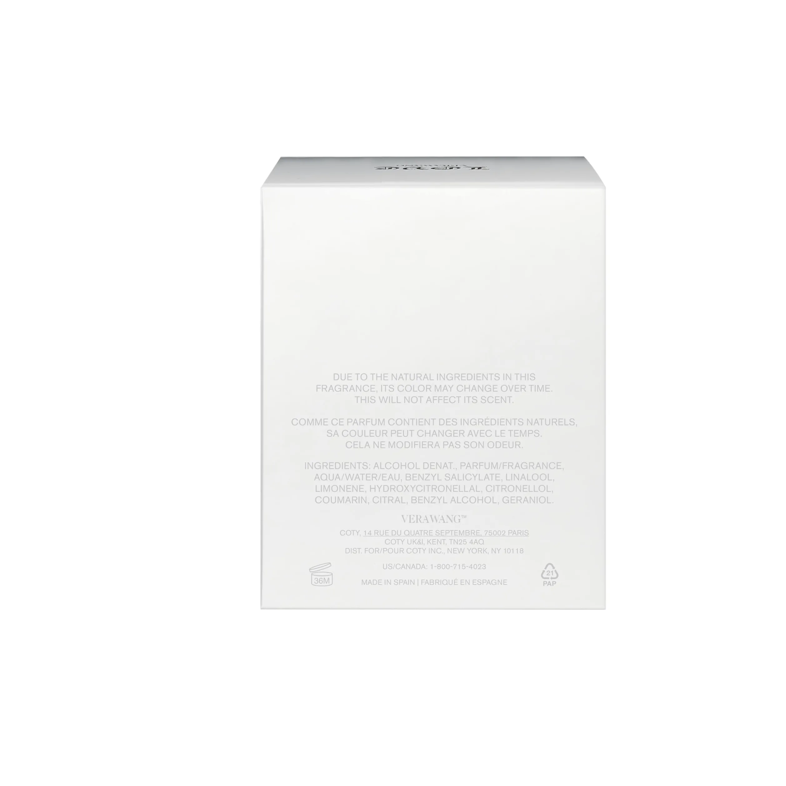 Vera Wang Love Eau de Parfum da Donna | Profumo femminile ambrato floreale con note di mandarino, gelsomino sambac e tuberosa, sensuale, dura tutto il giorno.