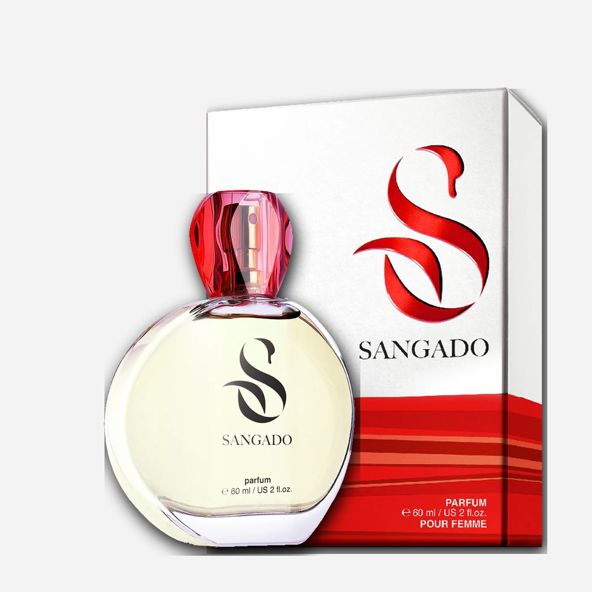 IL SUO NARCISO di SANGADO, Profumo per Donne (parfum), Lunga Durata 8-10 Ore, Fragranza Lussuosa, 60 ml, Codice: 801