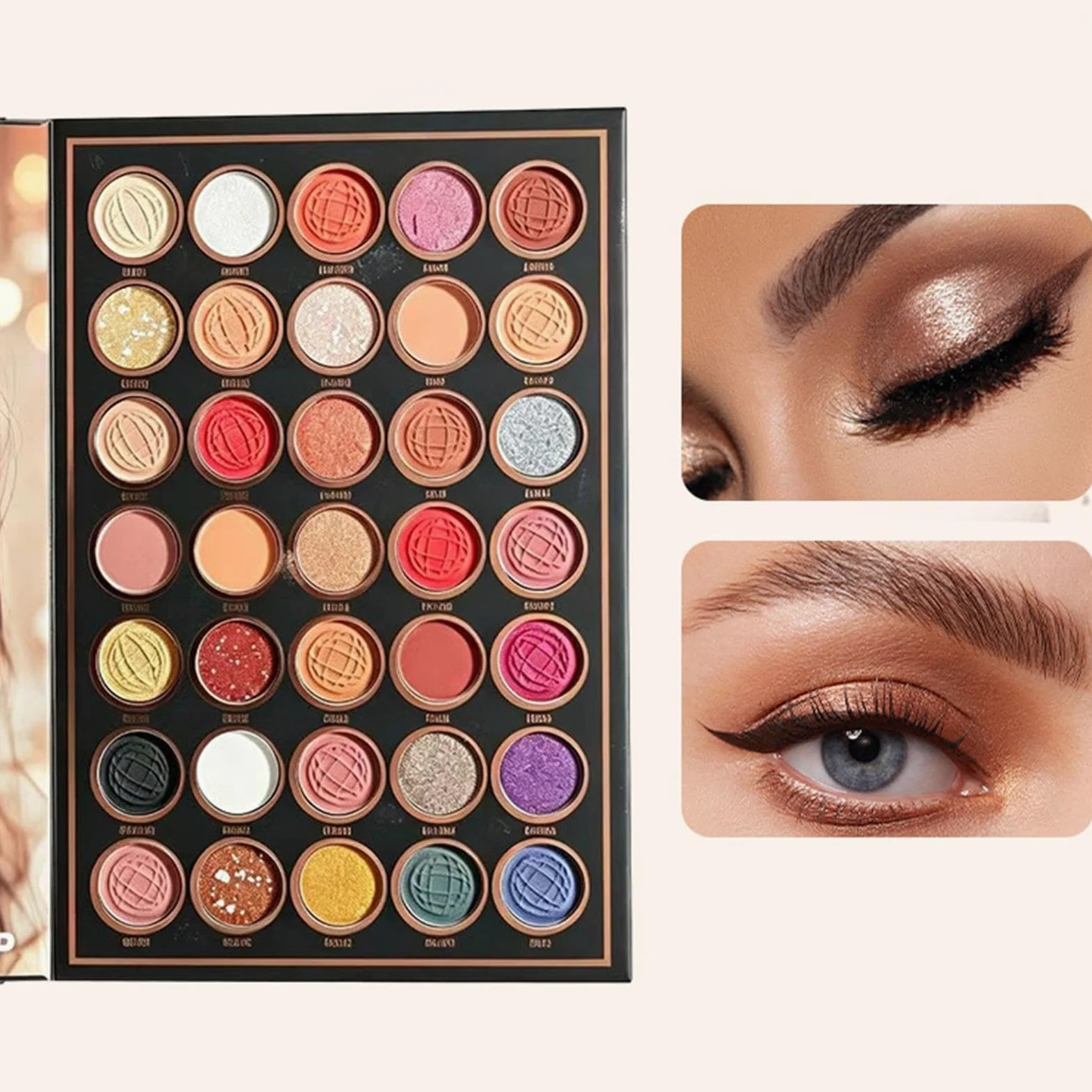 Palette Trucco Completa a Forma di Libro Palette A Forma Di Libro Con | Ombretto Per Il Trucco Occhi Per La Bellezza Quotidiana, Gli Appuntamenti, Le Feste, Gli Spos