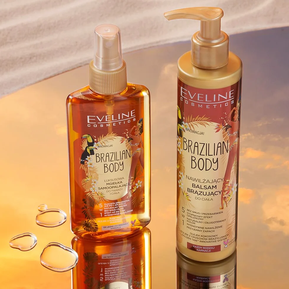 Eveline Cosmetics Luxury Brazilian Nebulizzatore Autoabbronzante Viso e Corpo 5-in-1 150ml
