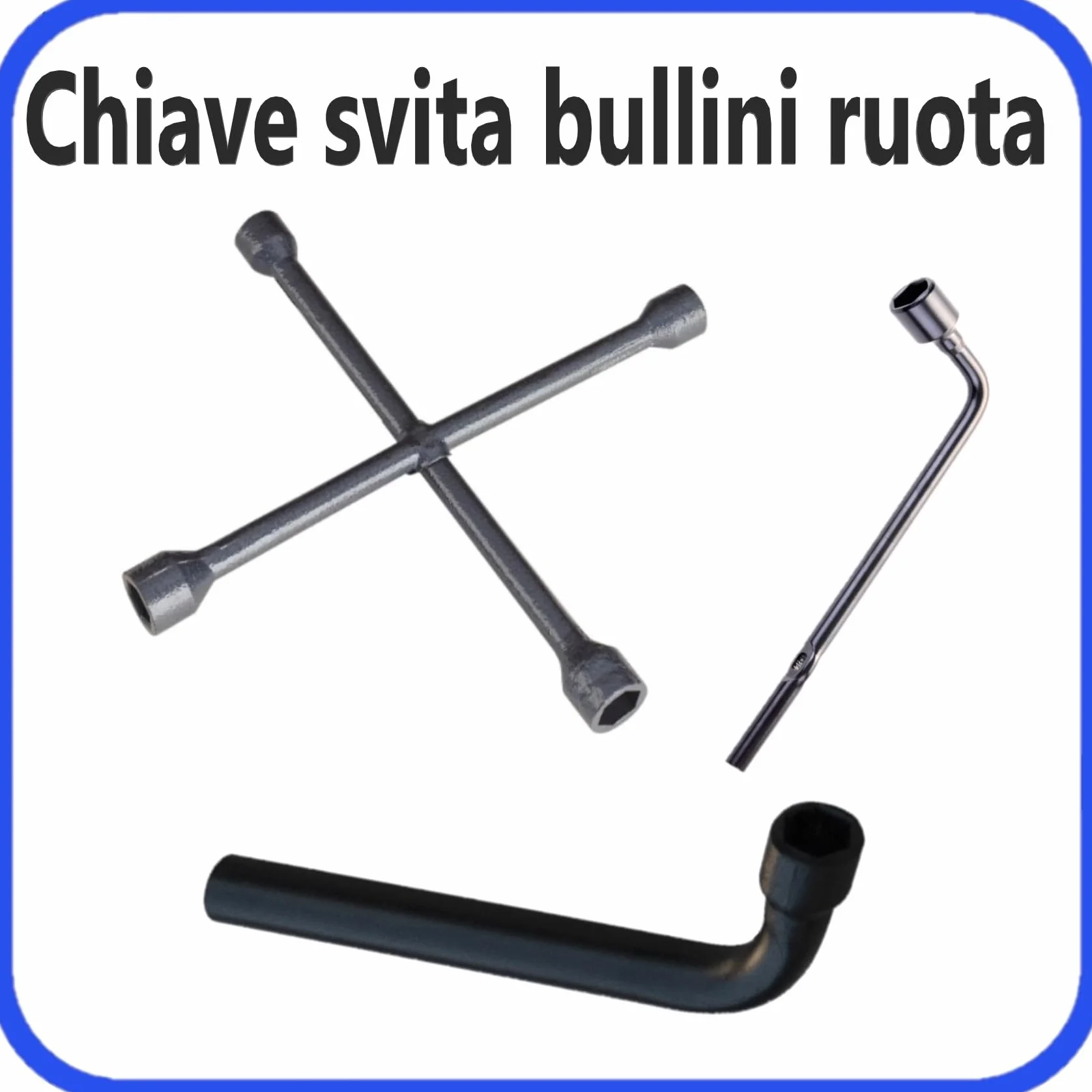 Ruotino di scorta Compatibile per Dacia Duster 18 pollici 5 fori con Cric e Chiave