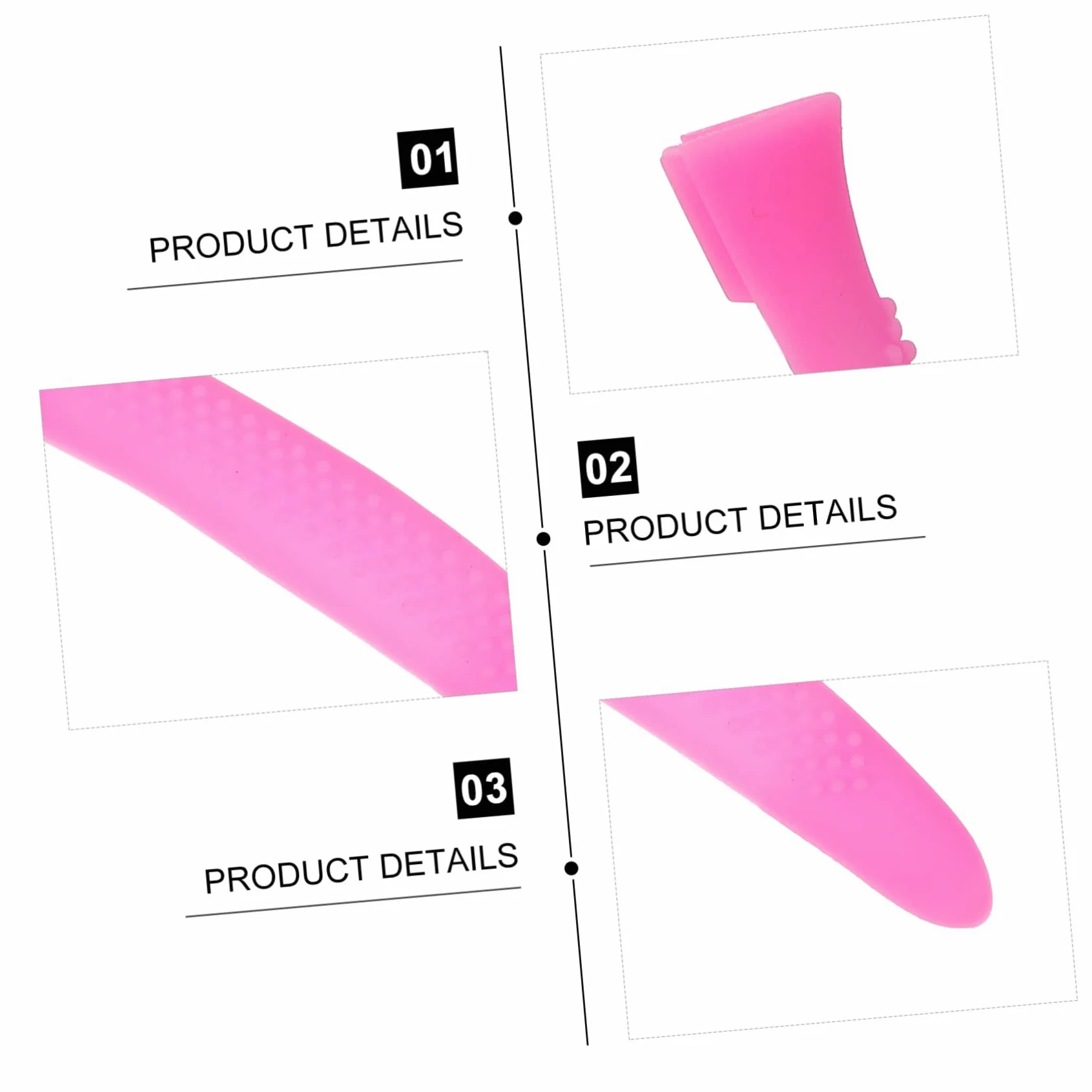 3 Set Copertura Forbicine Cuticole Silicone Antiscivolo Per Manicure E Domestico Facile Installare E Riutilizzabile 5 Paia*3