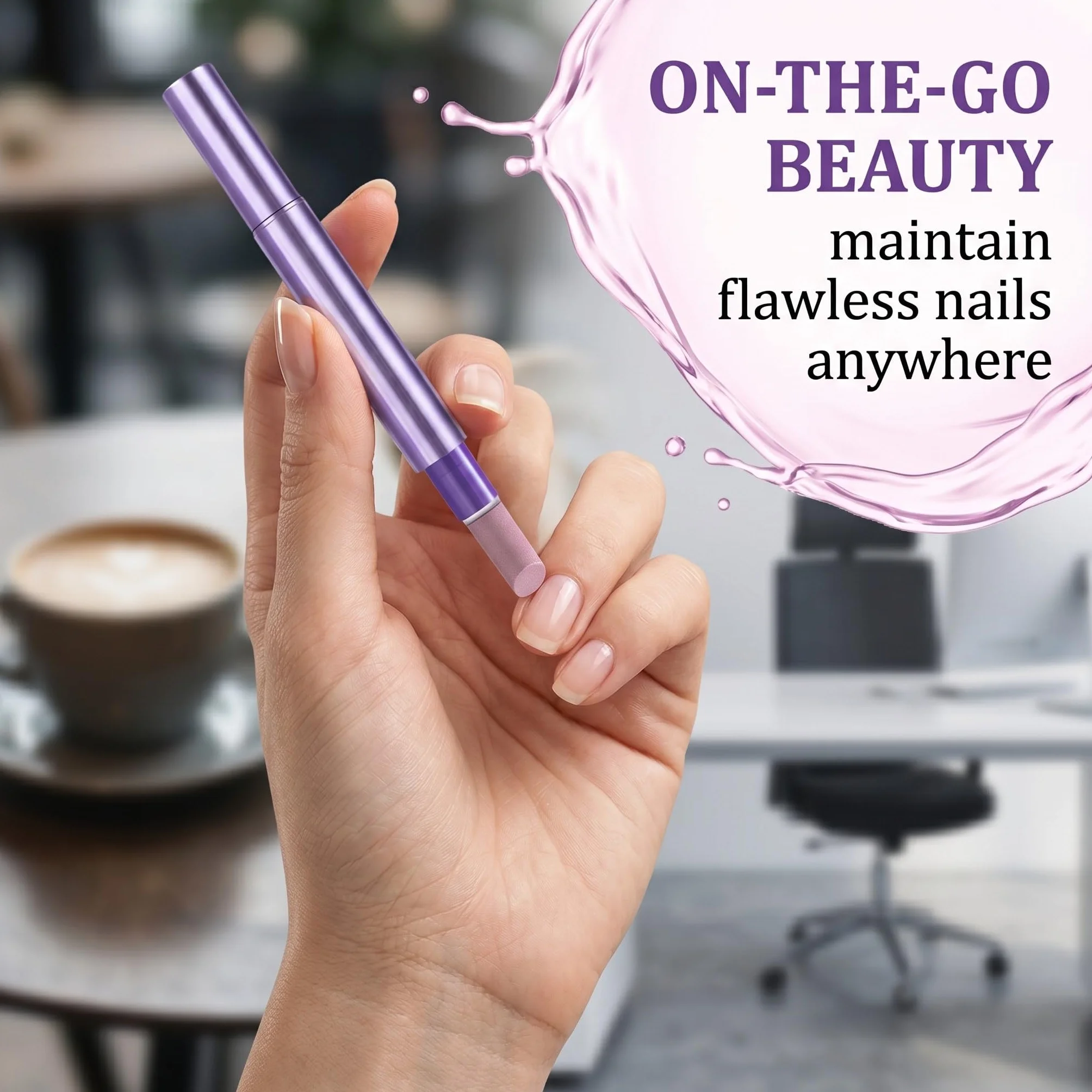 Nail Care Pen Penna Olio per Cuticole,Rimuovere Cuticole Unghie con Ceramica Punta Idratanti Rinforzanti Illuminanti Olio Applicatori Riparare Unghie Secche Screpolate