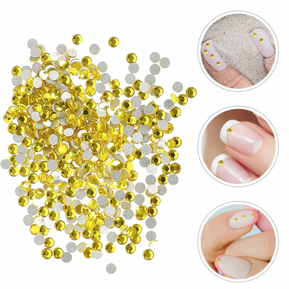 NUOBESTY 11520pezzi Strass Per Unghie Decorazioni Nail Art Con Rhinestones Piattaforma Per Manicure Adatti Per Phone Cases e Artigianato Vari