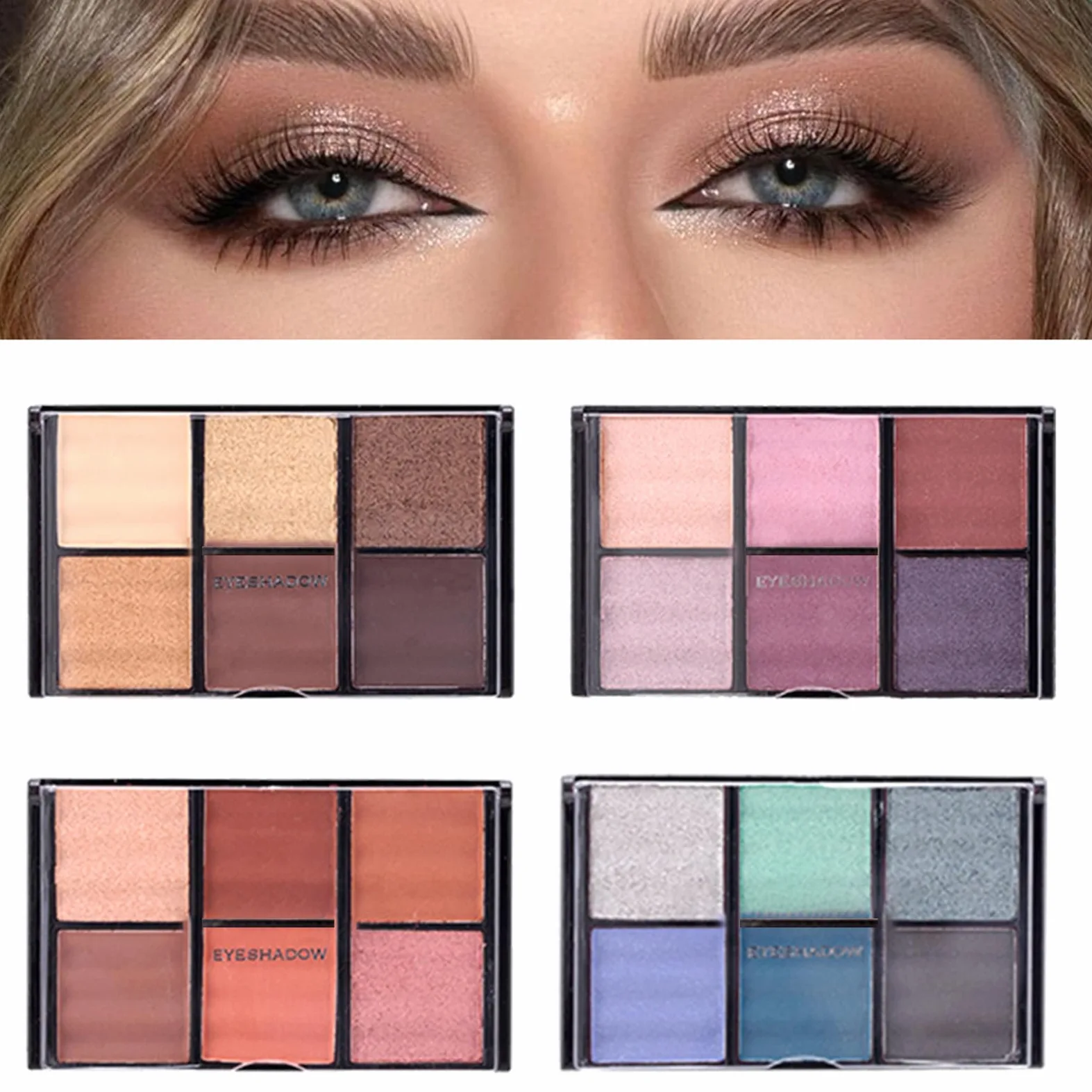 Set trucco per principianti, kit trucco per adolescenti - Set iniziale di | per adolescenti | Ombretto, fard, per sopracciglia, rossetto, smalto, pennello per sopracciglia per il degli ado