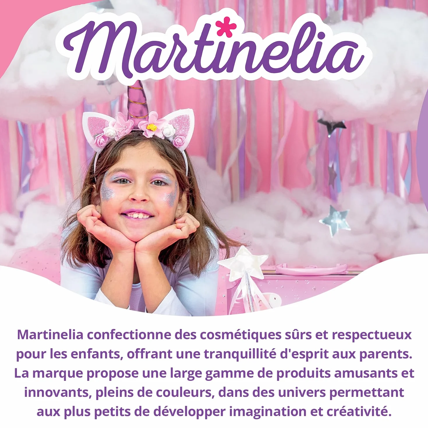 Martinelia Eau de Toilette Nebbia profumata glitterata 100 ml – Fragranza per bambina scintillante