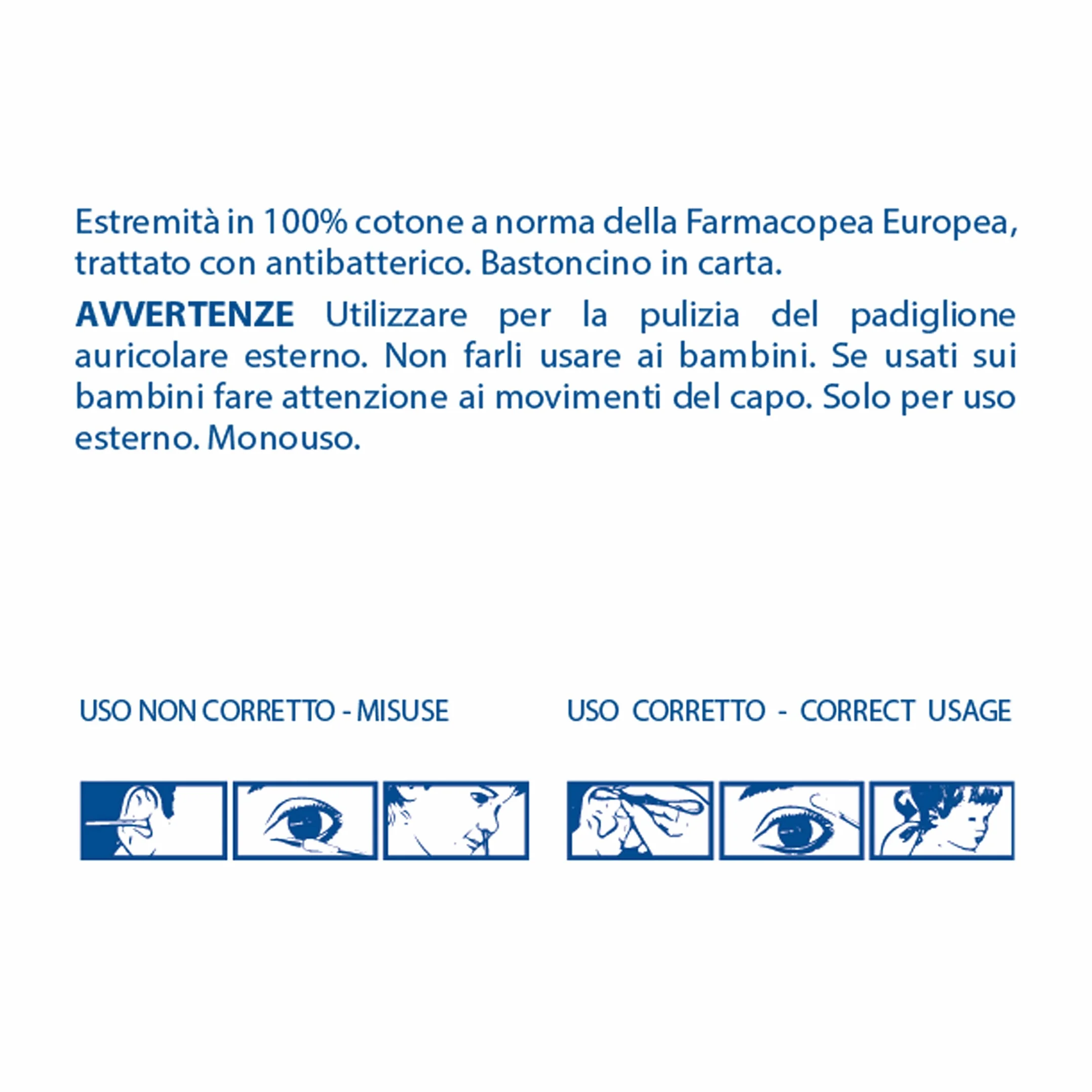 Cotton Plus BASTONCINI COTONATI 100 pz. - LINEA BEAUTY | Igienici e delicati
