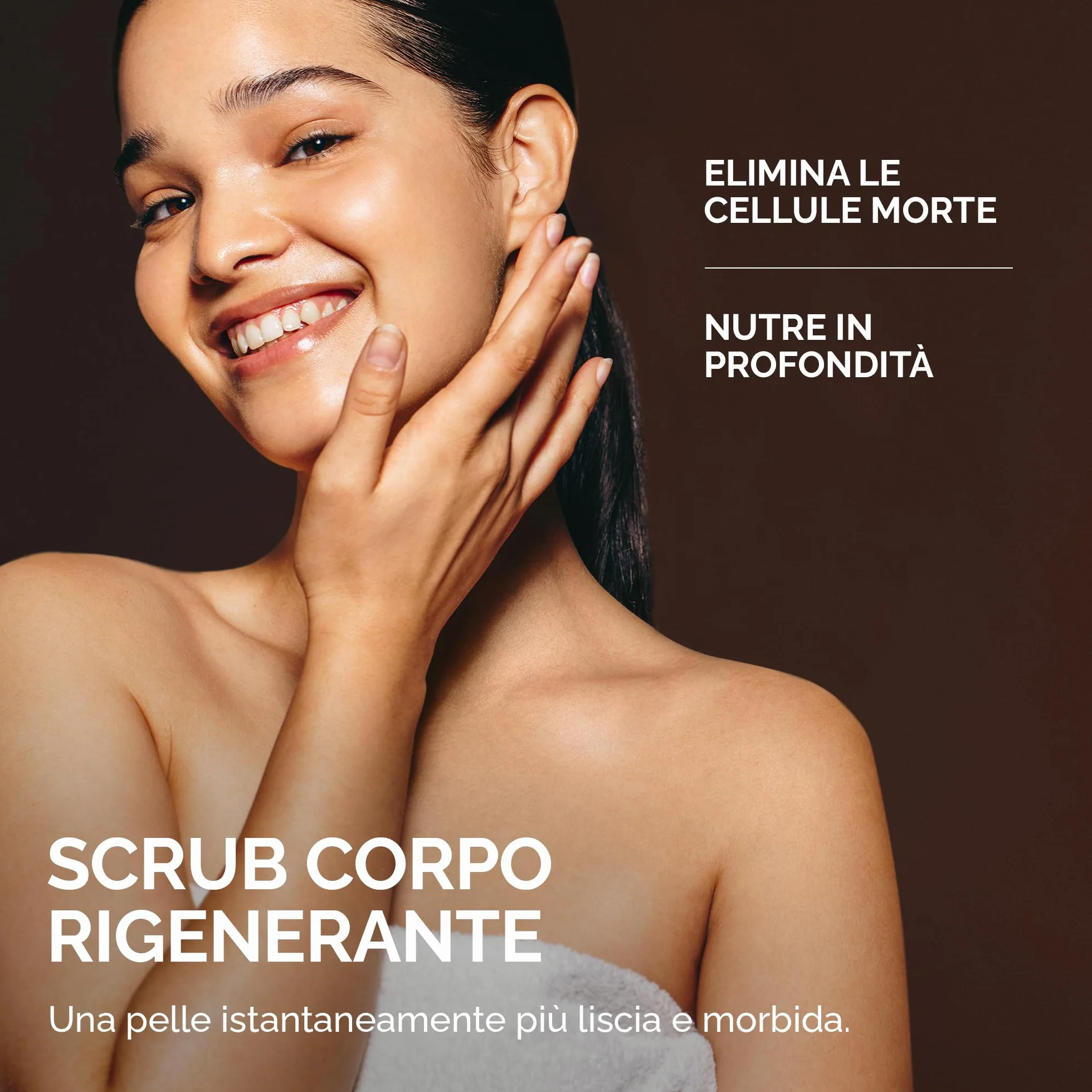 Pranaturals Scrub Corpo Rivitalizzante ai Sali del Mar Morto 500g Esfoliante Nutriente Mango Kiwi