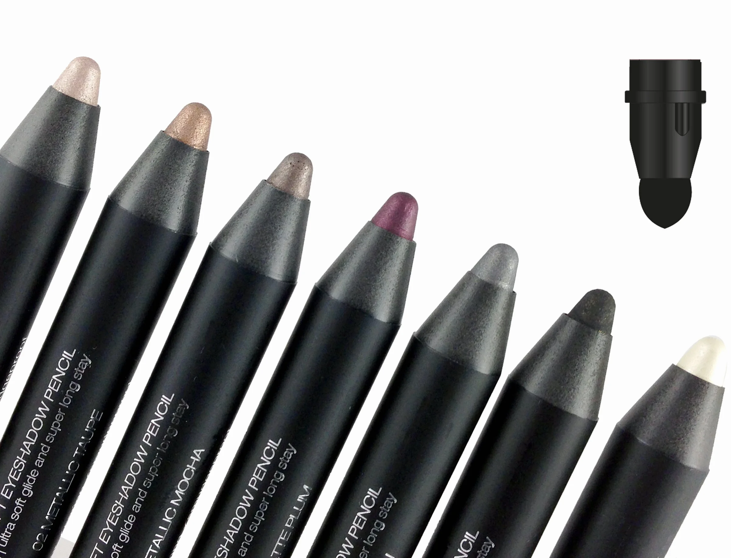 Ombretto morbido di prugna/Eye Liner matita 04 colore ombretto e bastone di liner