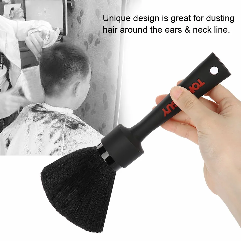 Spolverino per il Collo Barbiere, Strumento Professionale per Barbiere Collo per Viso Pulizia dei Capelli Spazzole Morbide Strumenti per Parrucchiere per Togliere i Residui di Capelli