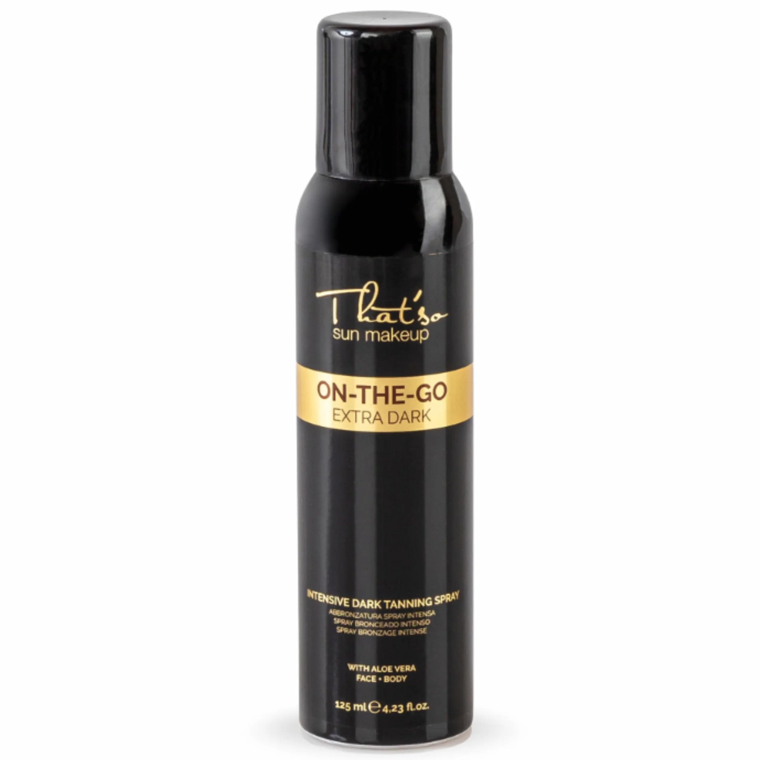 On The Go Extra Dark Spray Autoabbronzante Viso e Corpo 125ml Abbronzatura Istantanea Naturale