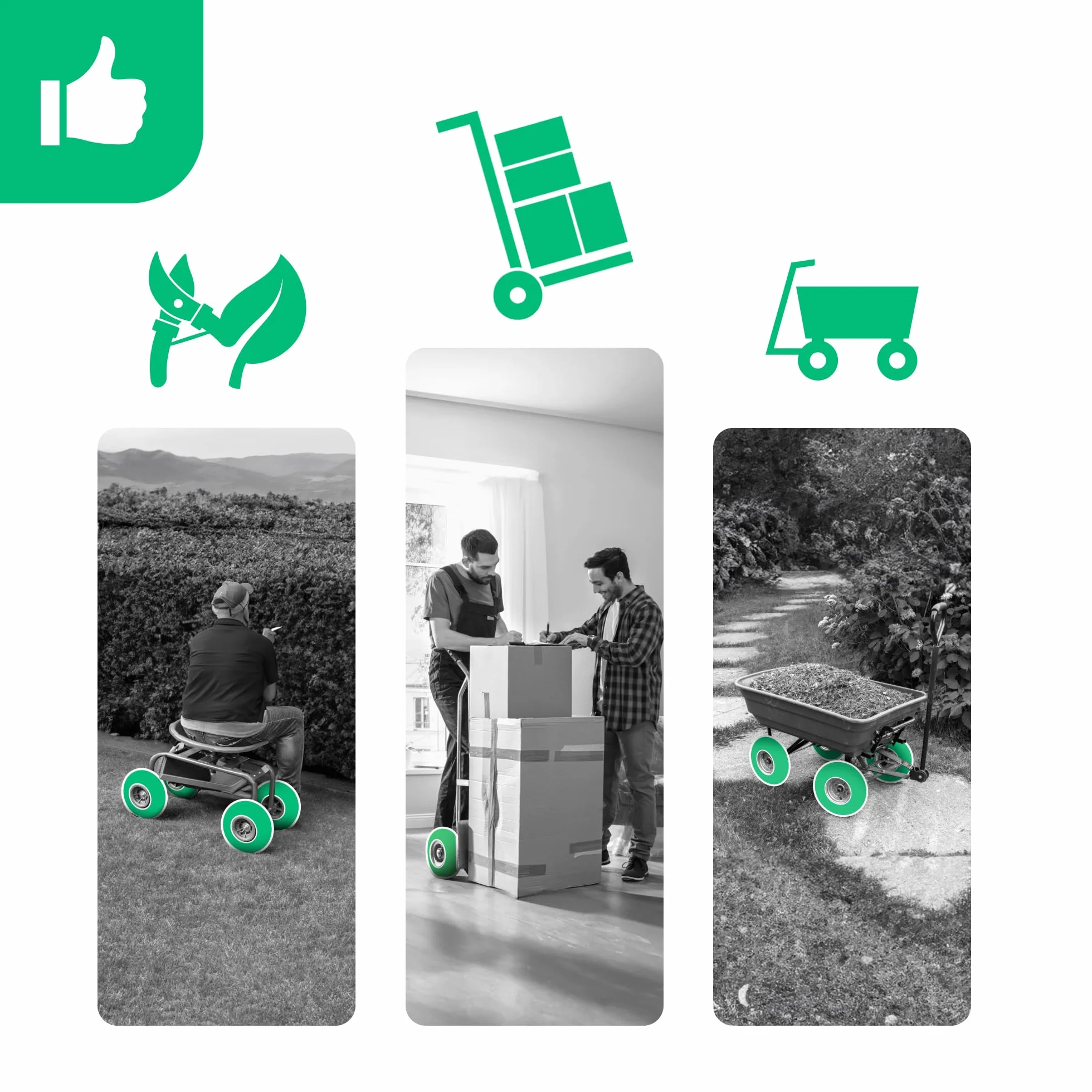 MOOVMOOV Camera d'Aria 3.00-4 Valvola Diritta TR13 (x2) - Camere d'aria di Ricambio 260x85 per Carrello, Rimorchio da Giardino